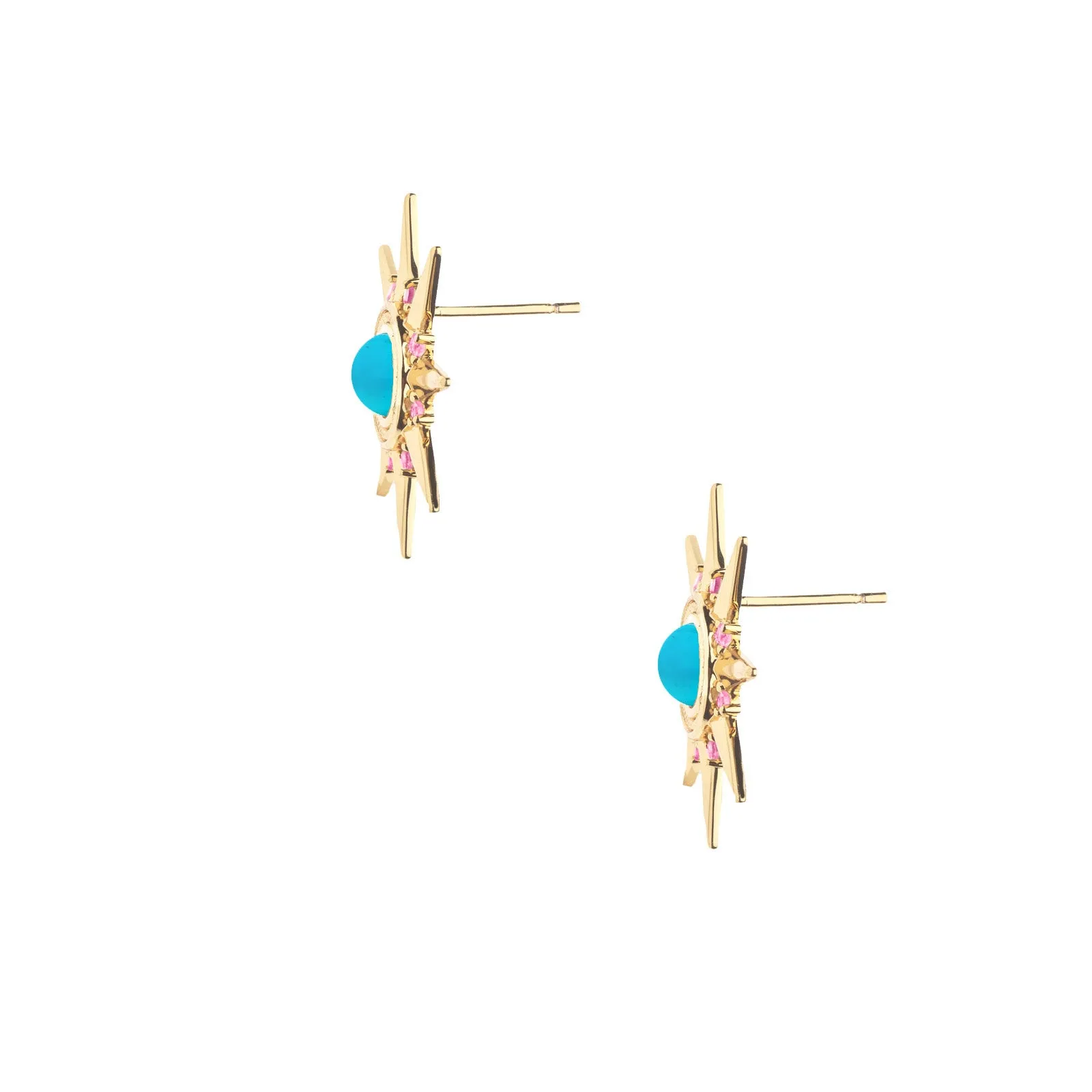 STRONG Supernova Earrings Turquoise sold by Jane Win product image thumbnail 2