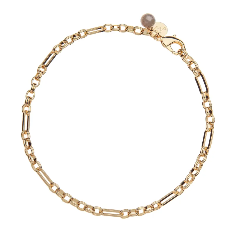 Across All Time Chain Necklace with Labradorite Bead sold by Jane Win