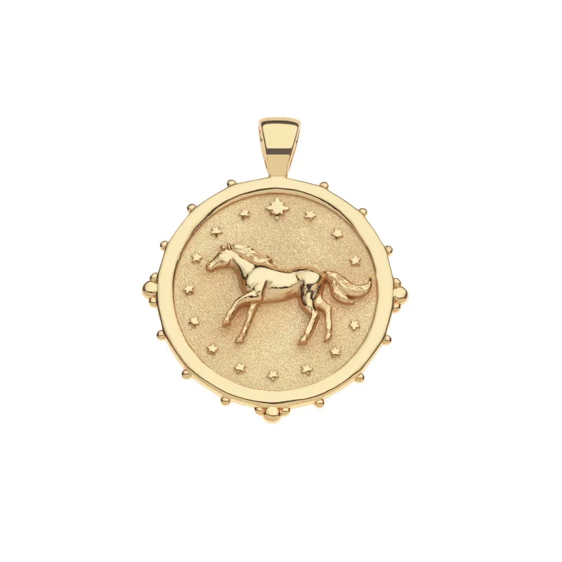 COURAGE Horse JW Original Pendant Coin sold by Jane Win