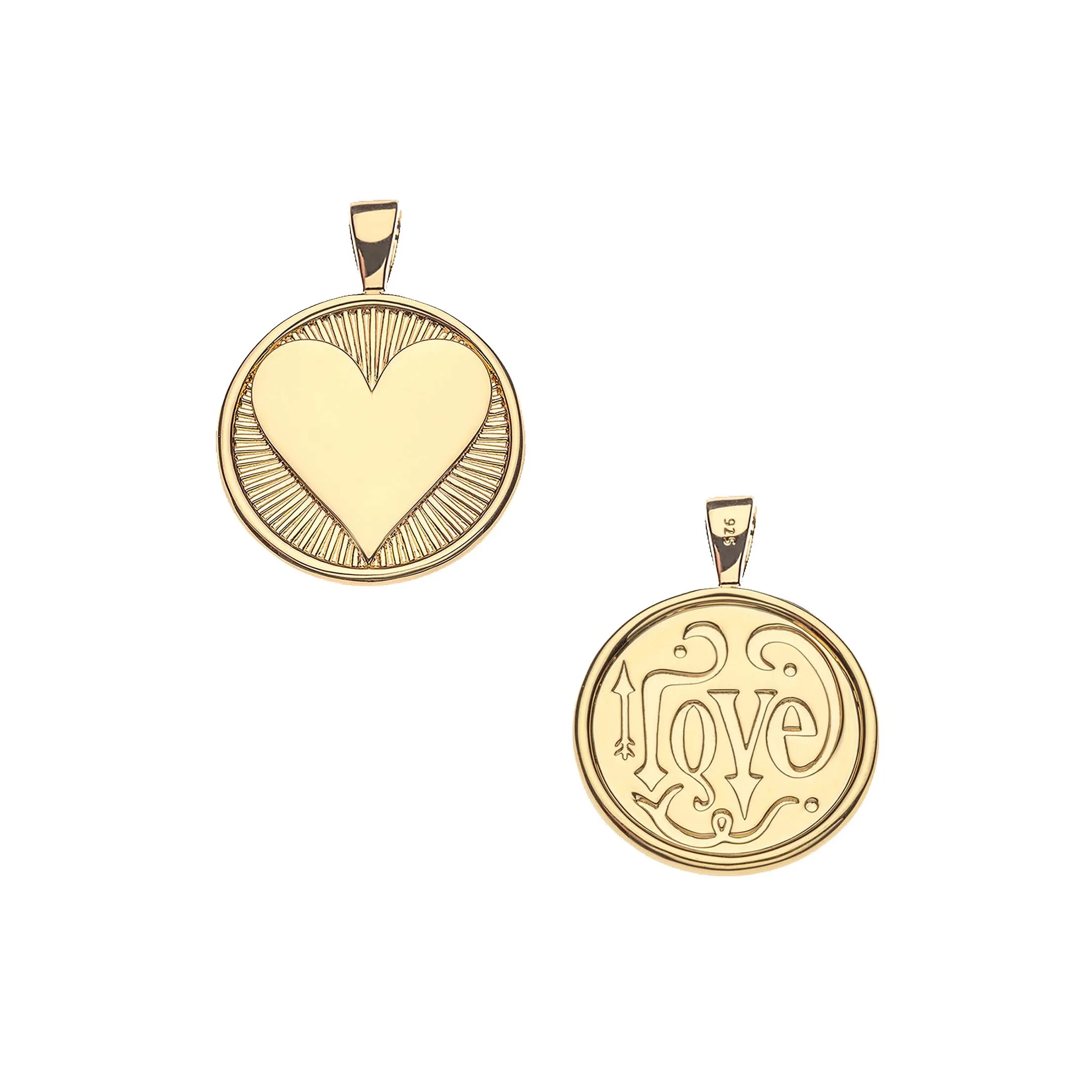 LOVE Petite Hearts Find Me Pendant (Monogrammable) sold by Jane Win product image thumbnail 3