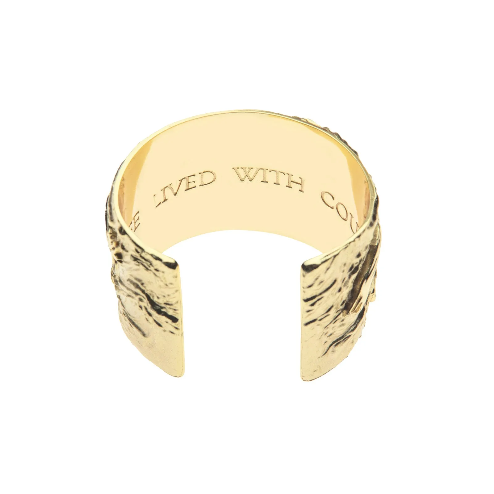 COURAGE Horse Cuff sold by Jane Win product image thumbnail 4