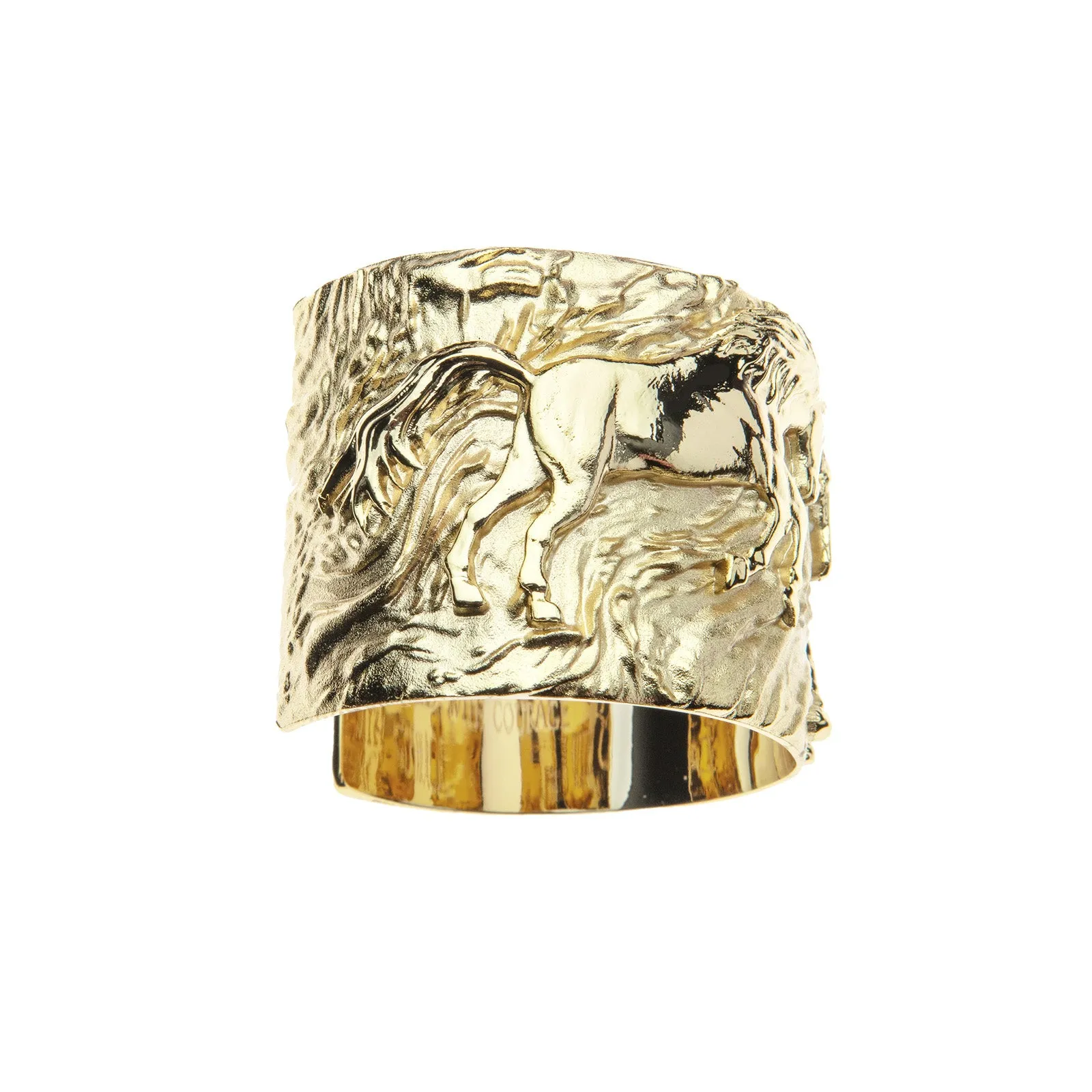 COURAGE Horse Cuff sold by Jane Win product image thumbnail 5