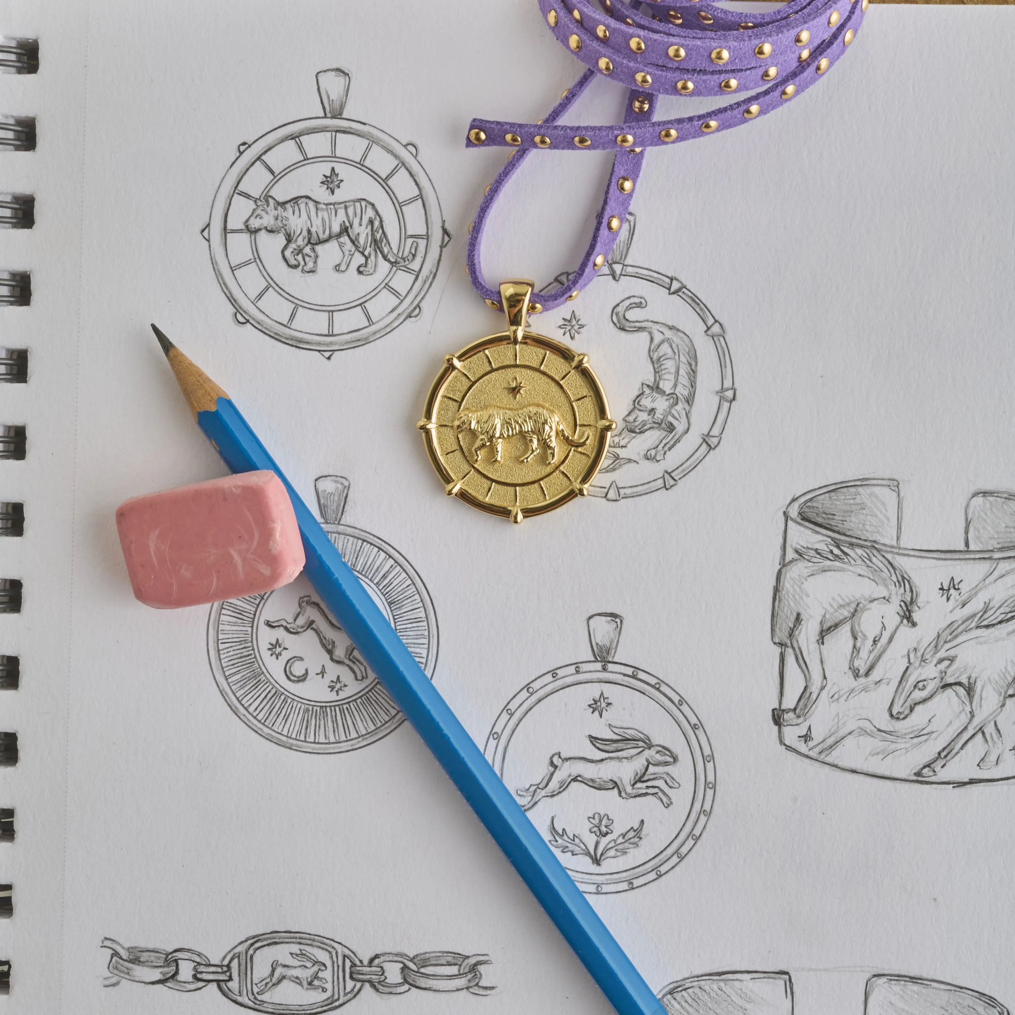 STRONG Tiger JW Original Pendant Coin sold by Jane Win product image thumbnail 4