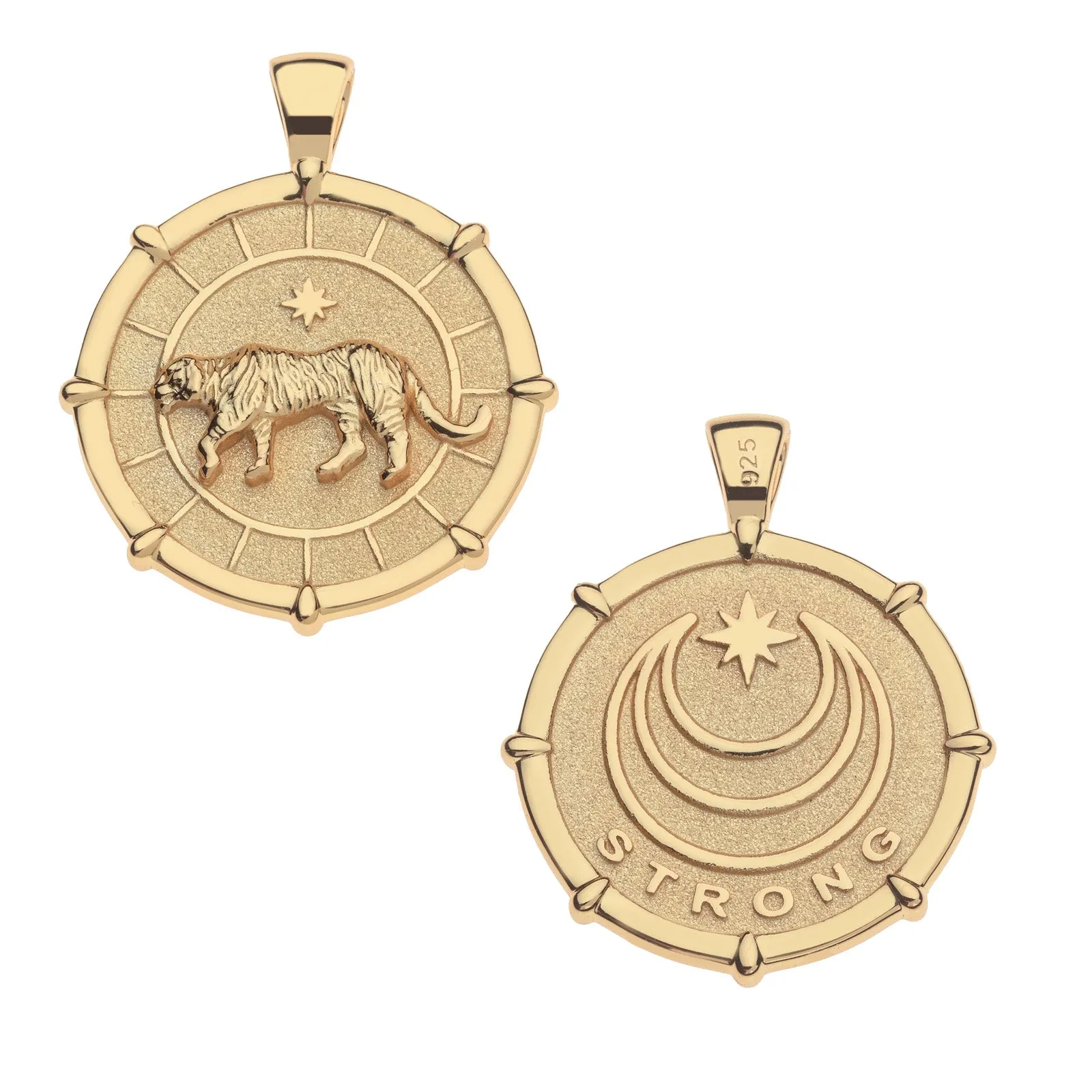 STRONG Tiger JW Original Pendant Coin sold by Jane Win product image thumbnail 2