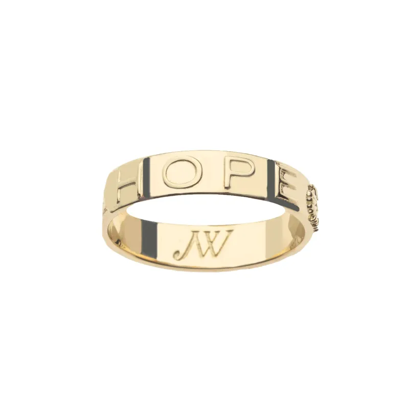 HOPE Stacking Ring sold by Jane Win