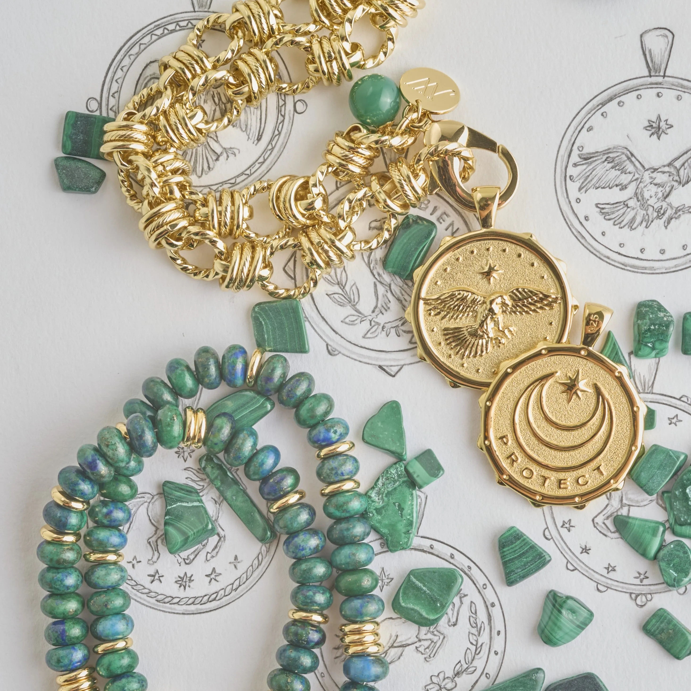 PROTECT Eagle JW Original Pendant Coin sold by Jane Win product image thumbnail 5