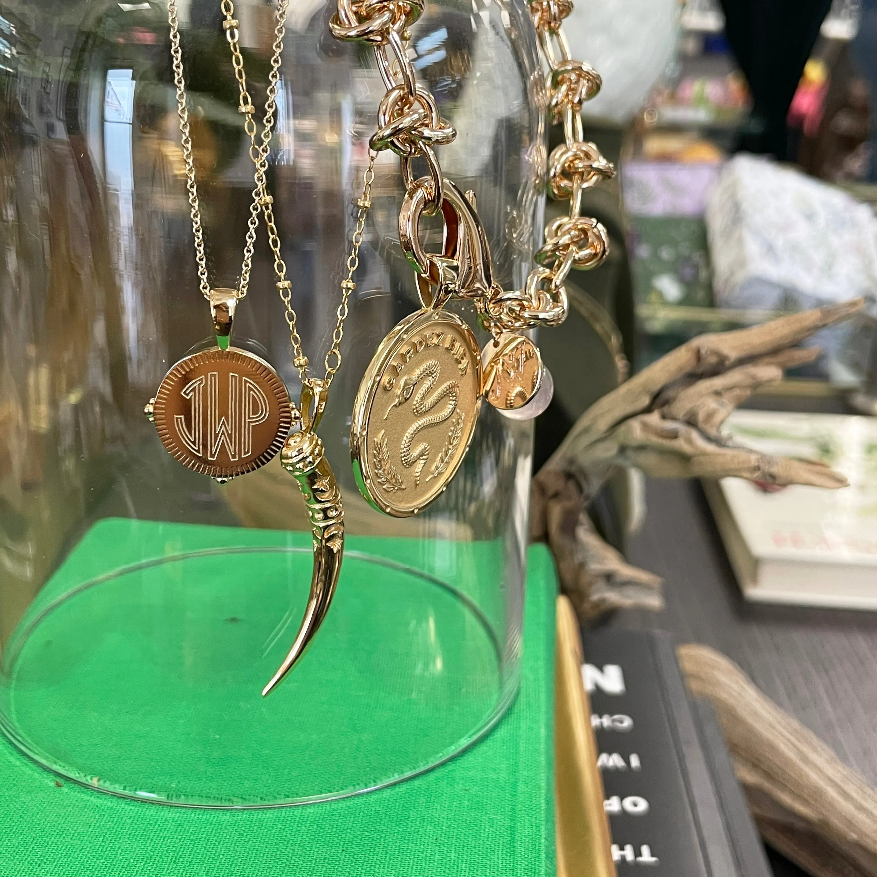 Personalized Petite Coin Pendant sold by Jane Win product image thumbnail 2