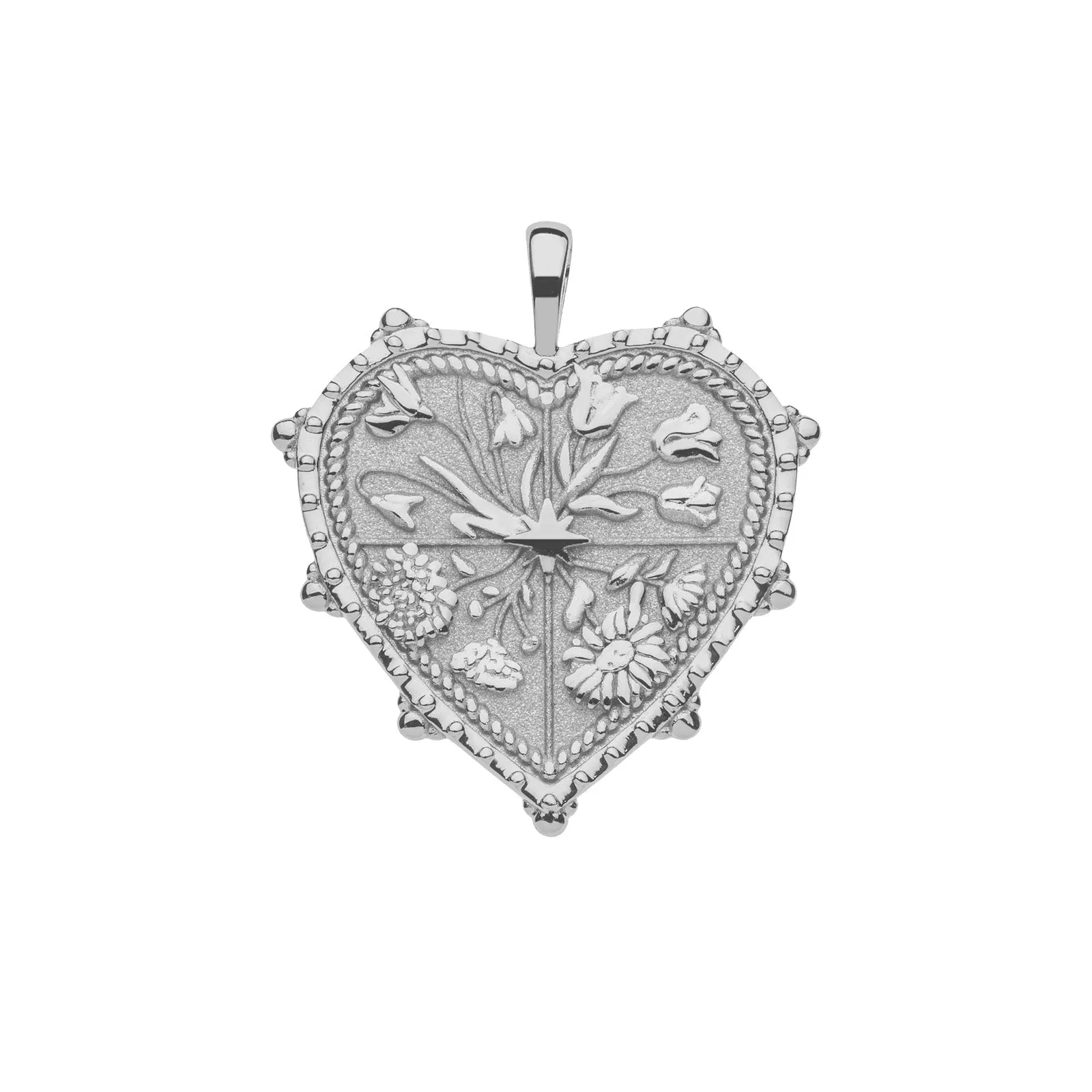 HOPE JW Heart Pendant in Silver sold by Jane Win