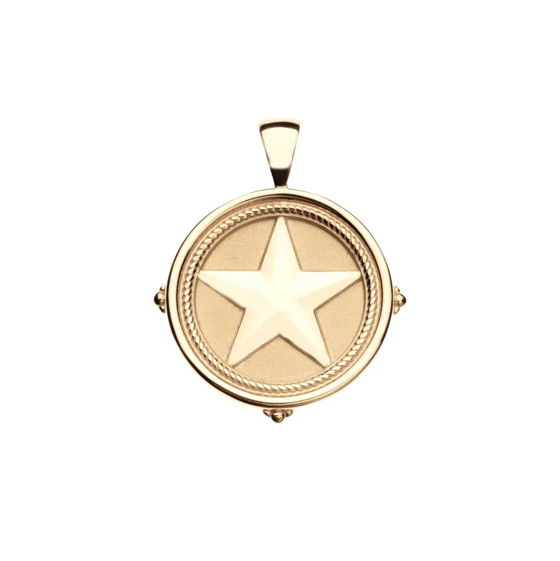 TEXAS JW Original Pendant Coin in Solid Gold sold by Jane Win