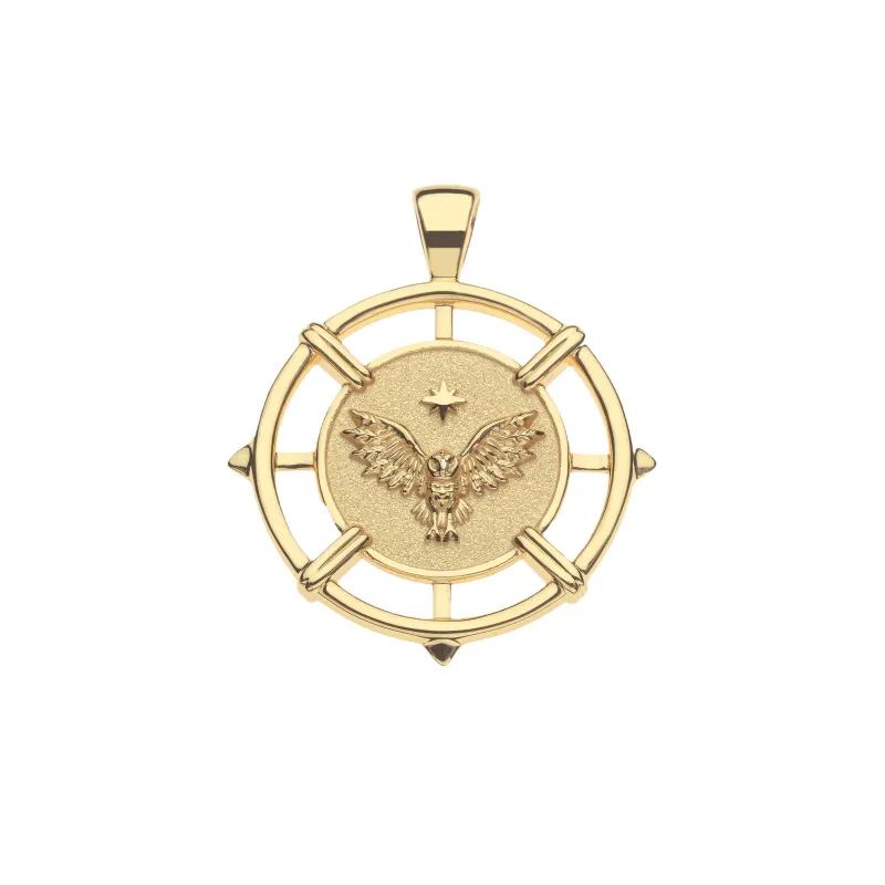 GRACE Owl JW Original Pendant Coin sold by Jane Win