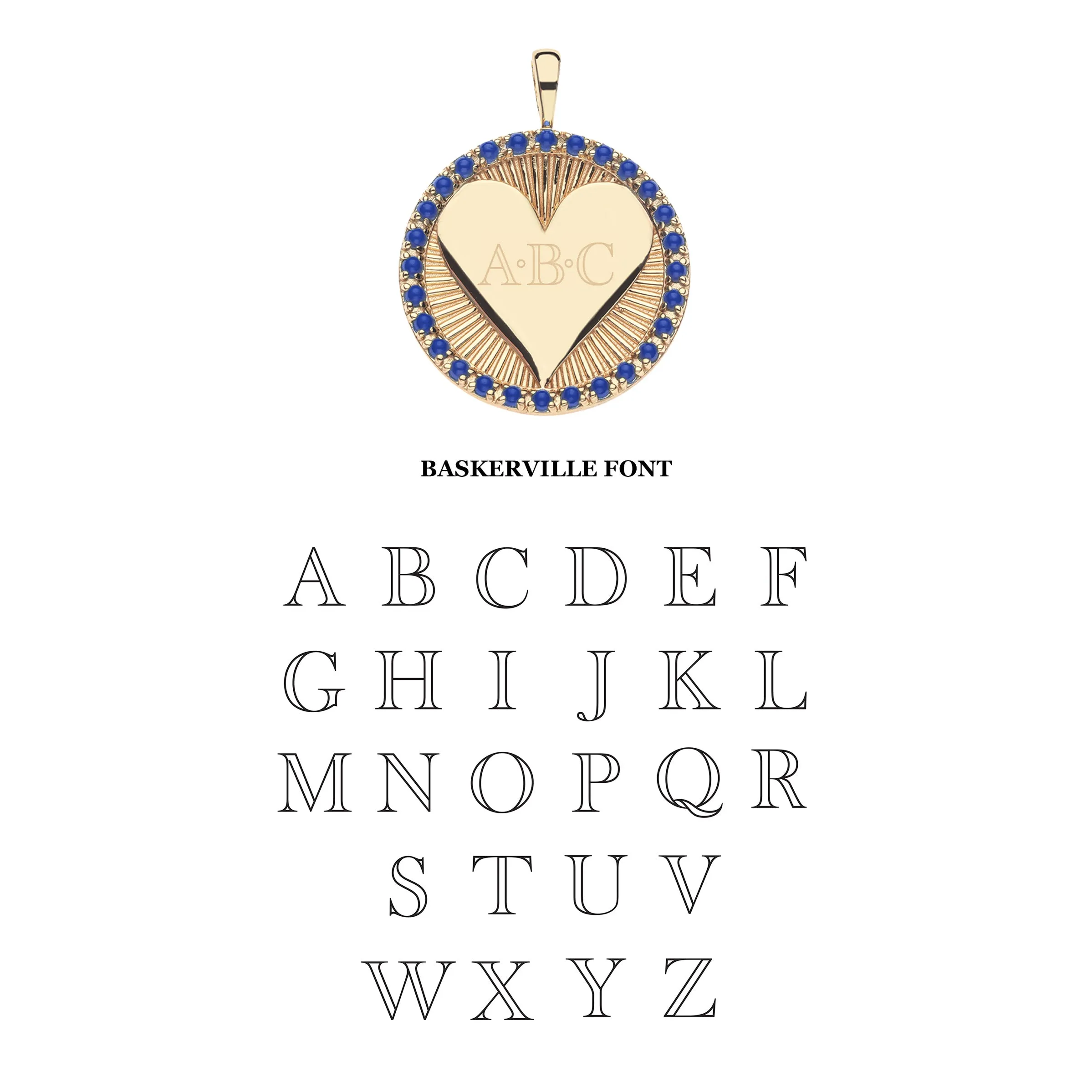 LOVE Embellished Hearts Find Me in Lapis sold by Jane Win product image thumbnail 4