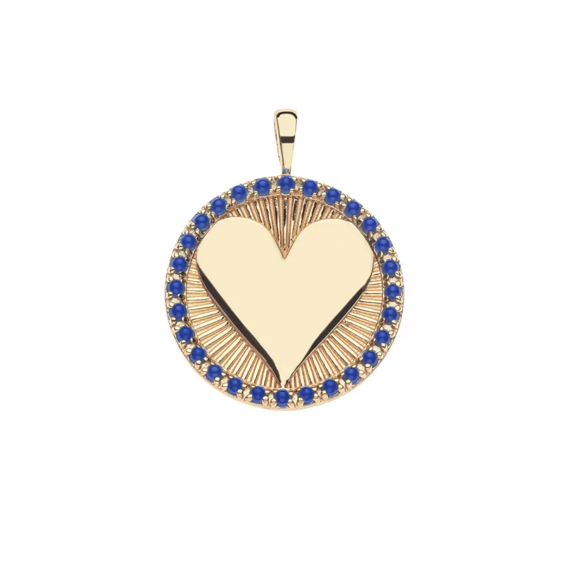 LOVE Embellished Hearts Find Me in Lapis sold by Jane Win