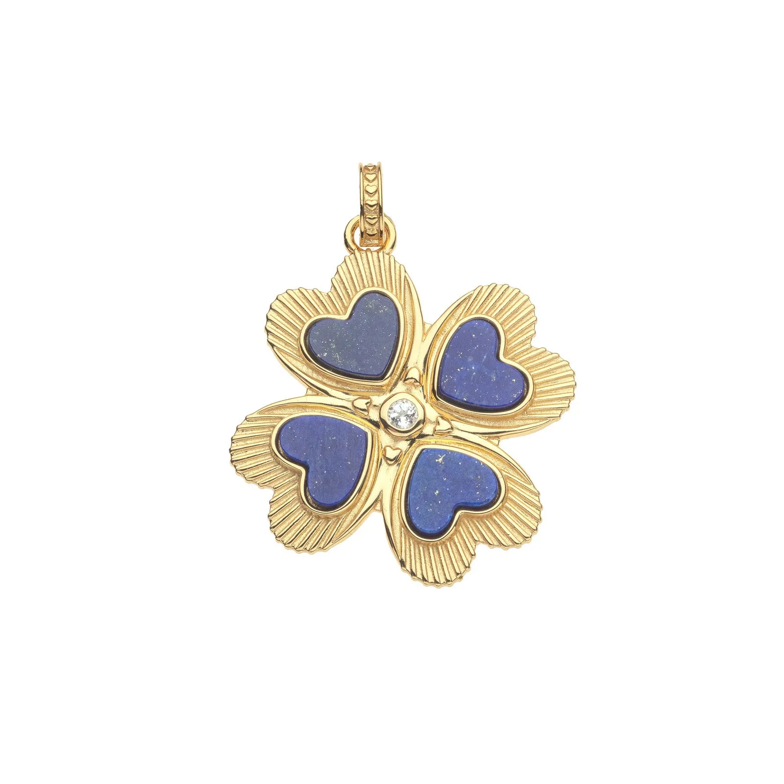 LUCKY in Love Clover Pendant with Lapis sold by Jane Win