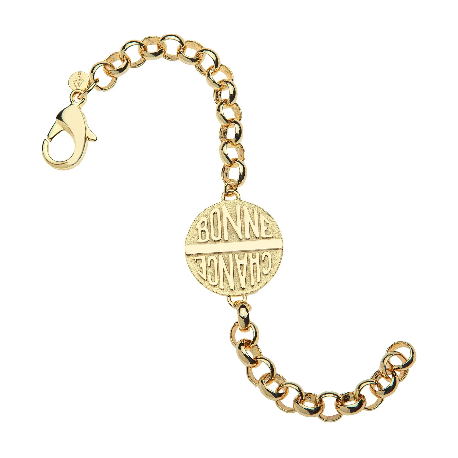 LUCKY Bonne Chance Disk Bracelet sold by Jane Win product image thumbnail 4