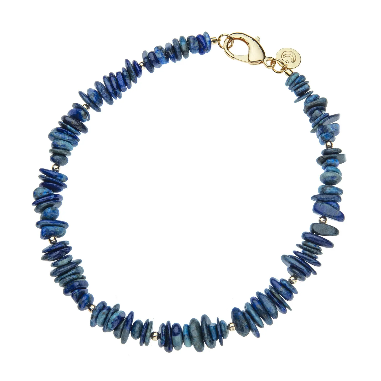 Lapis Natural Beaded Necklace sold by Jane Win