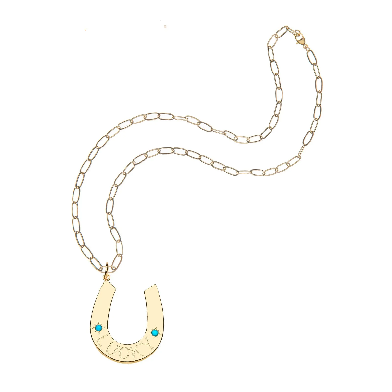 Jumbo Lucky Horseshoe Pendant SALE sold by Jane Win product image thumbnail 5