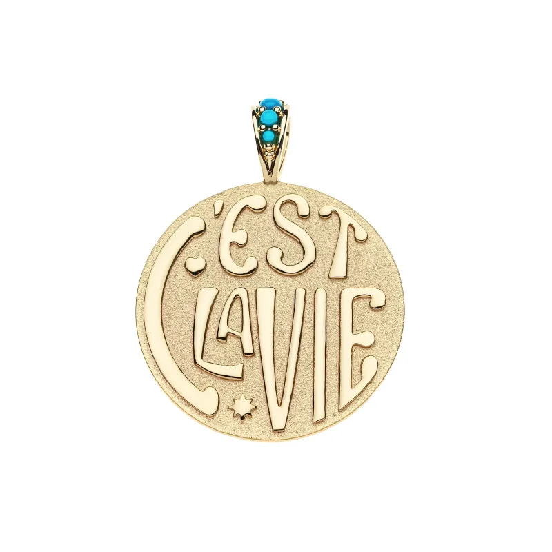 JW x LA VIE Signature Disk Pendant sold by Jane Win