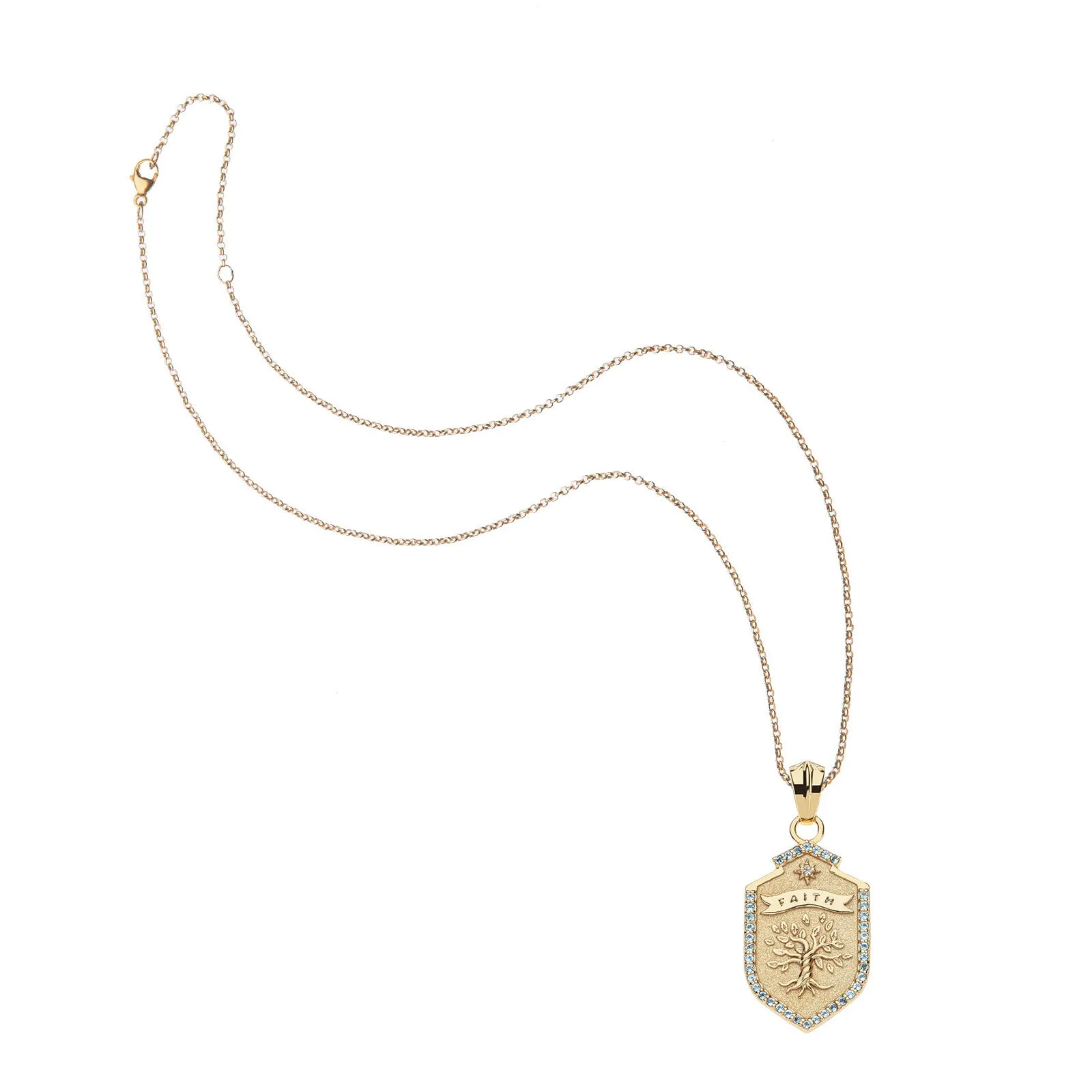 FAITH Shield Pendant sold by Jane Win product image thumbnail 4
