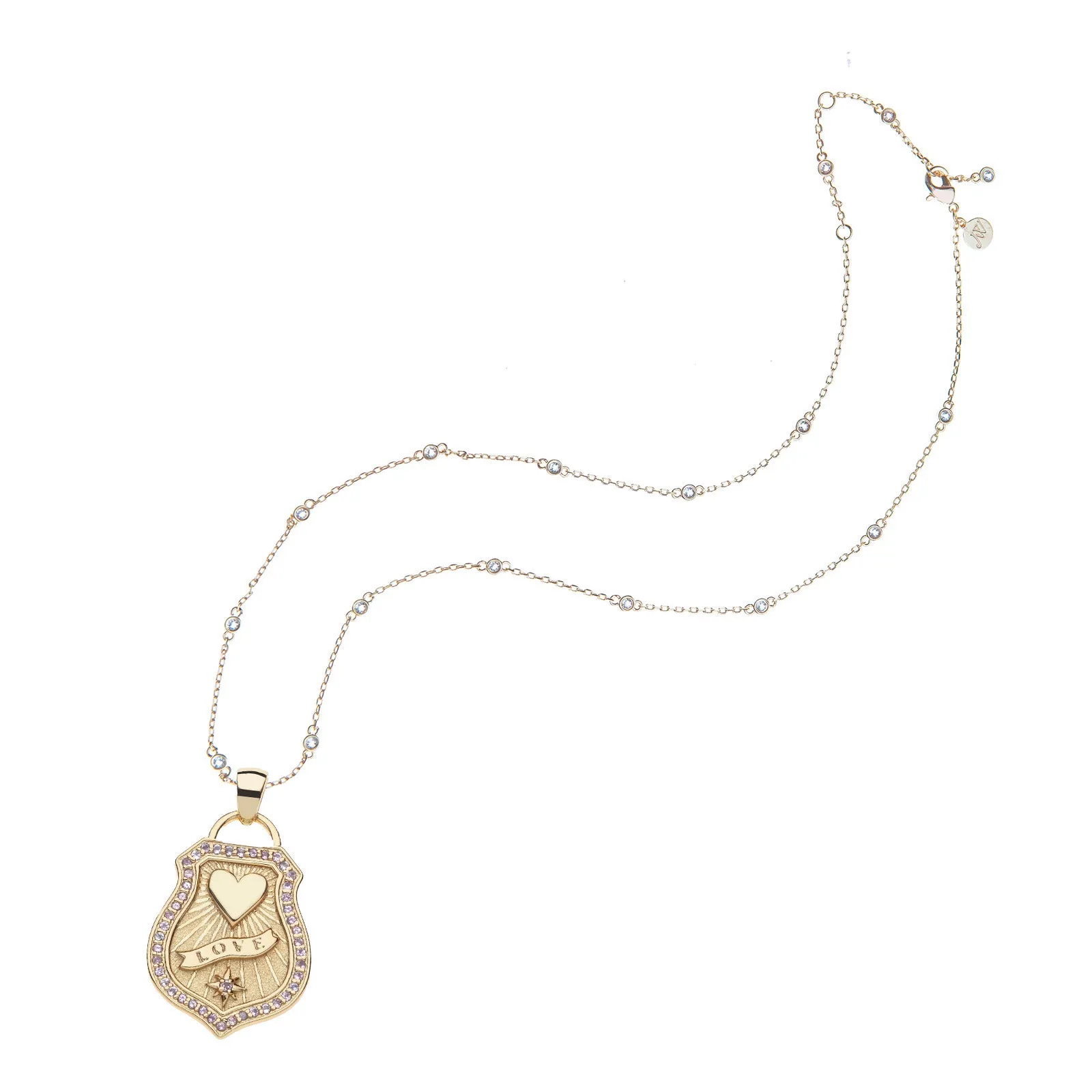 LOVE Shield Pendant sold by Jane Win product image thumbnail 5