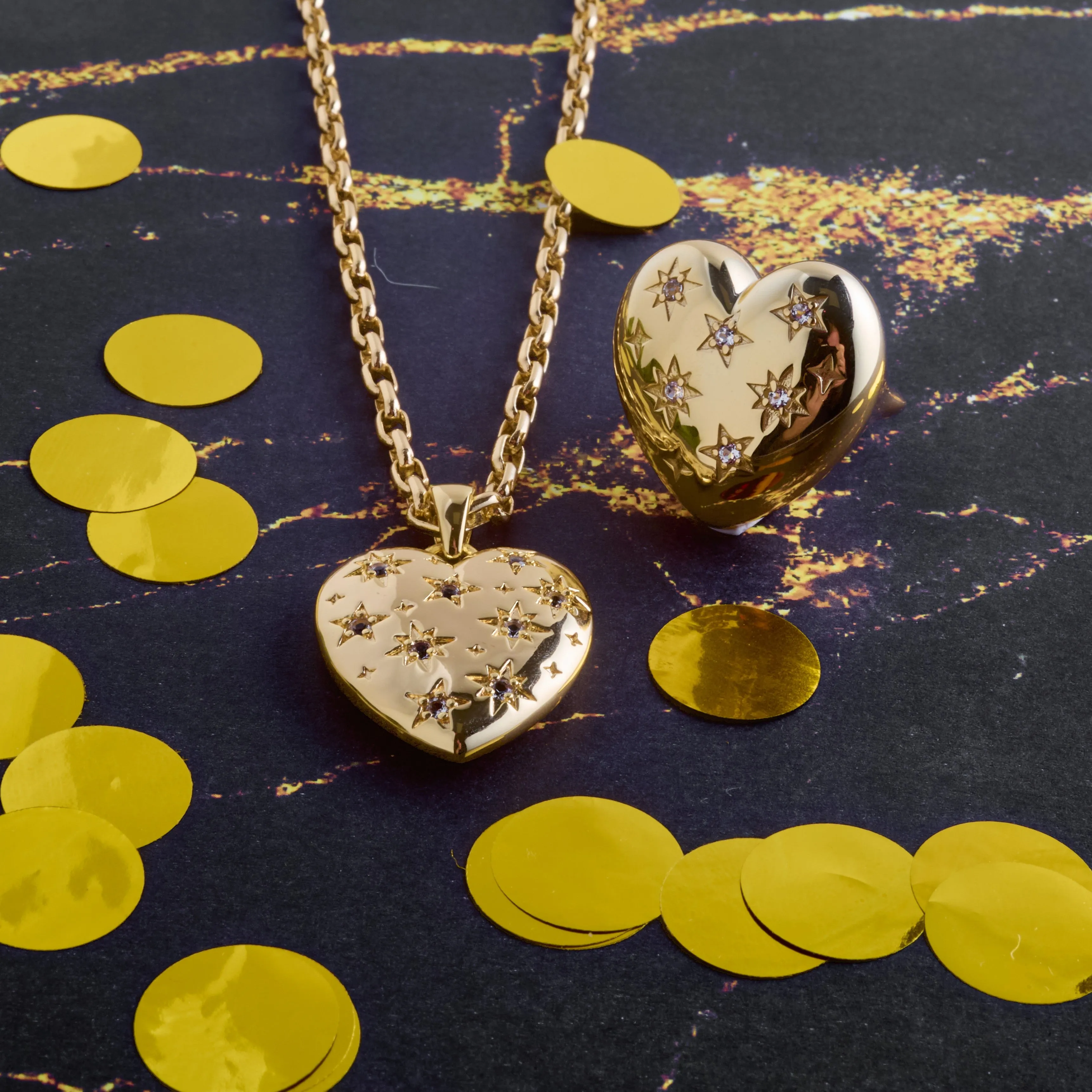 LOVE Set in the Stars Pendant sold by Jane Win product image thumbnail 4