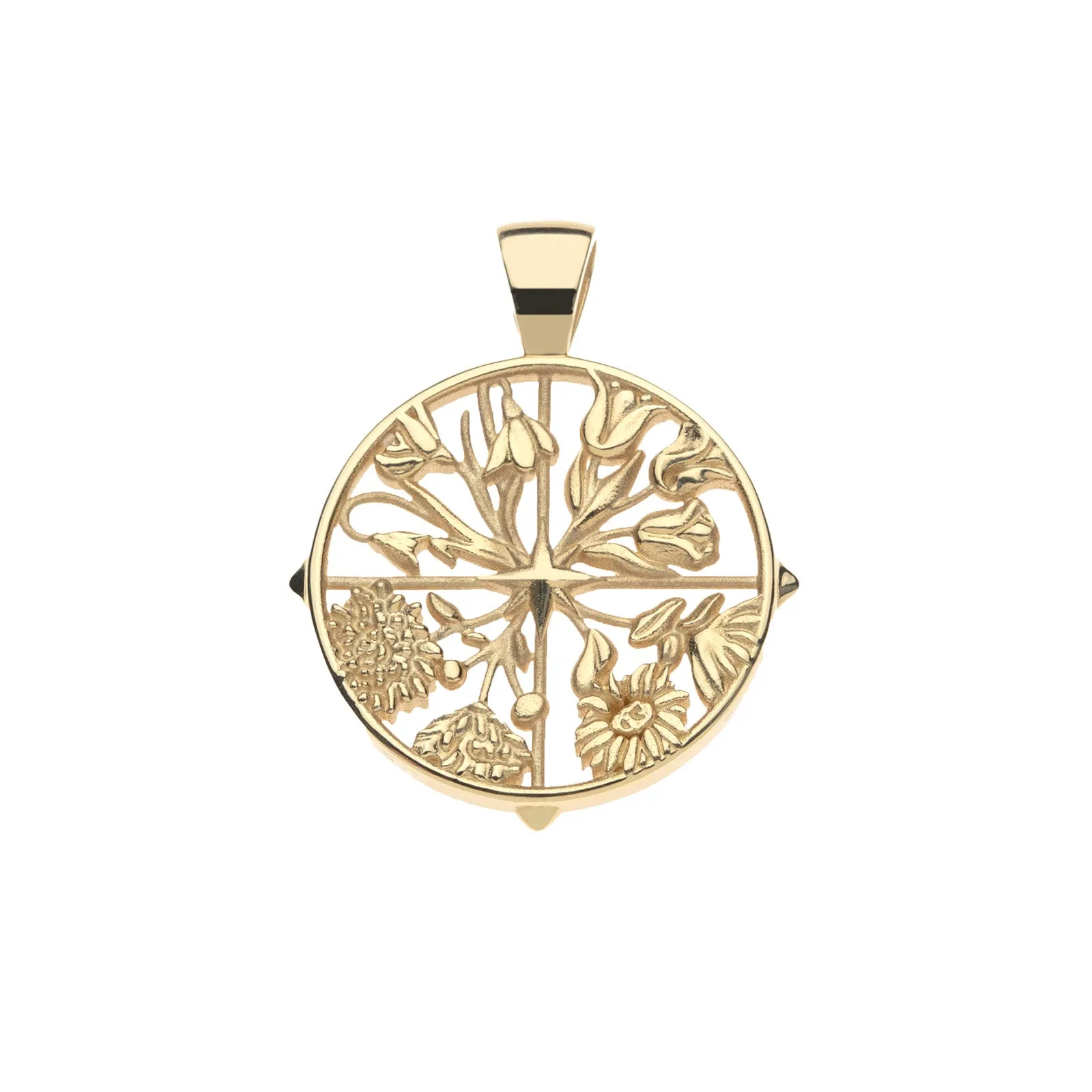 HOPE JW Cutout Pendant in Solid Gold sold by Jane Win