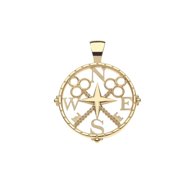 FOREVER JW Original Cutout Pendant Coin in Solid Gold sold by Jane Win