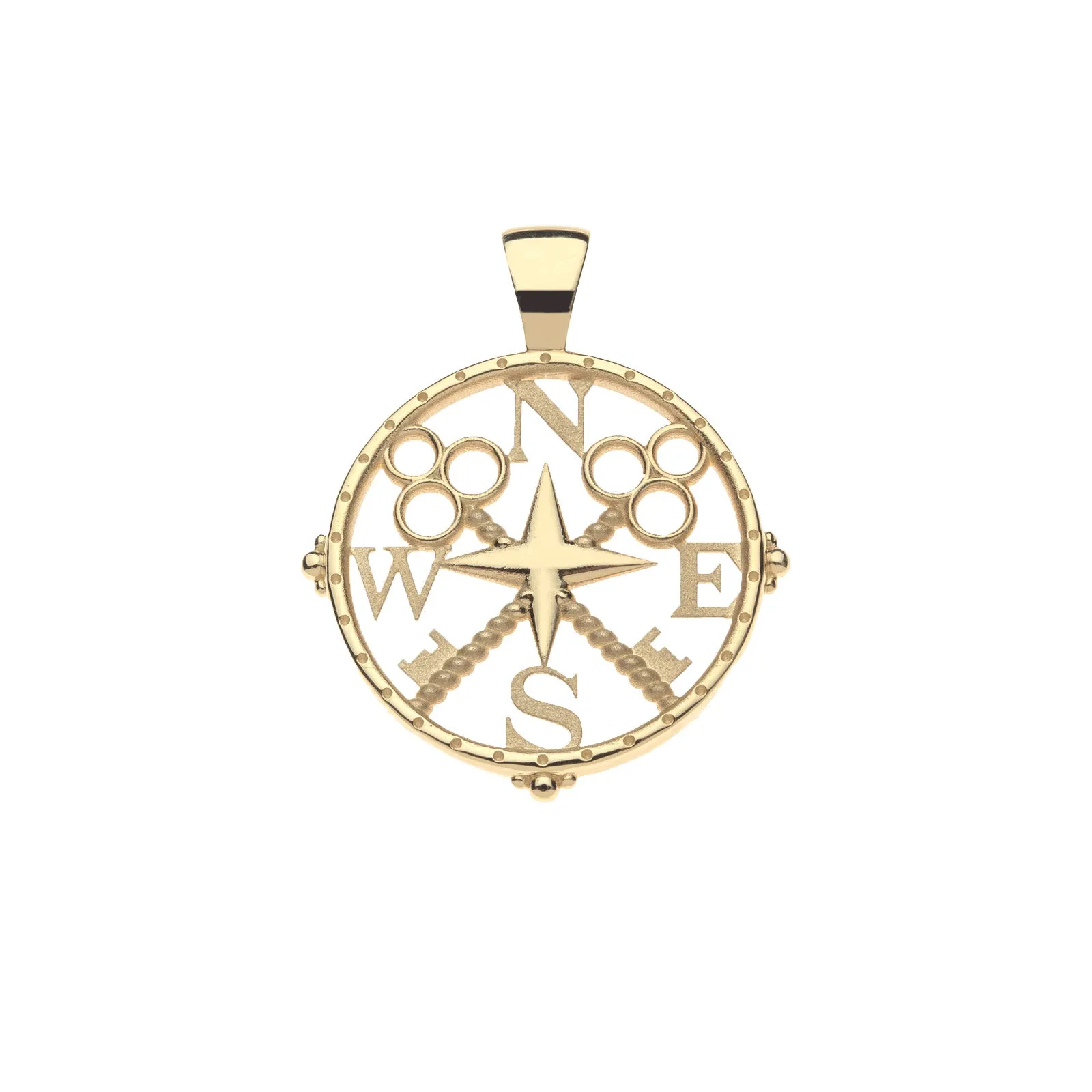 FOREVER JW Original Cutout Pendant Coin in Solid Gold sold by Jane Win