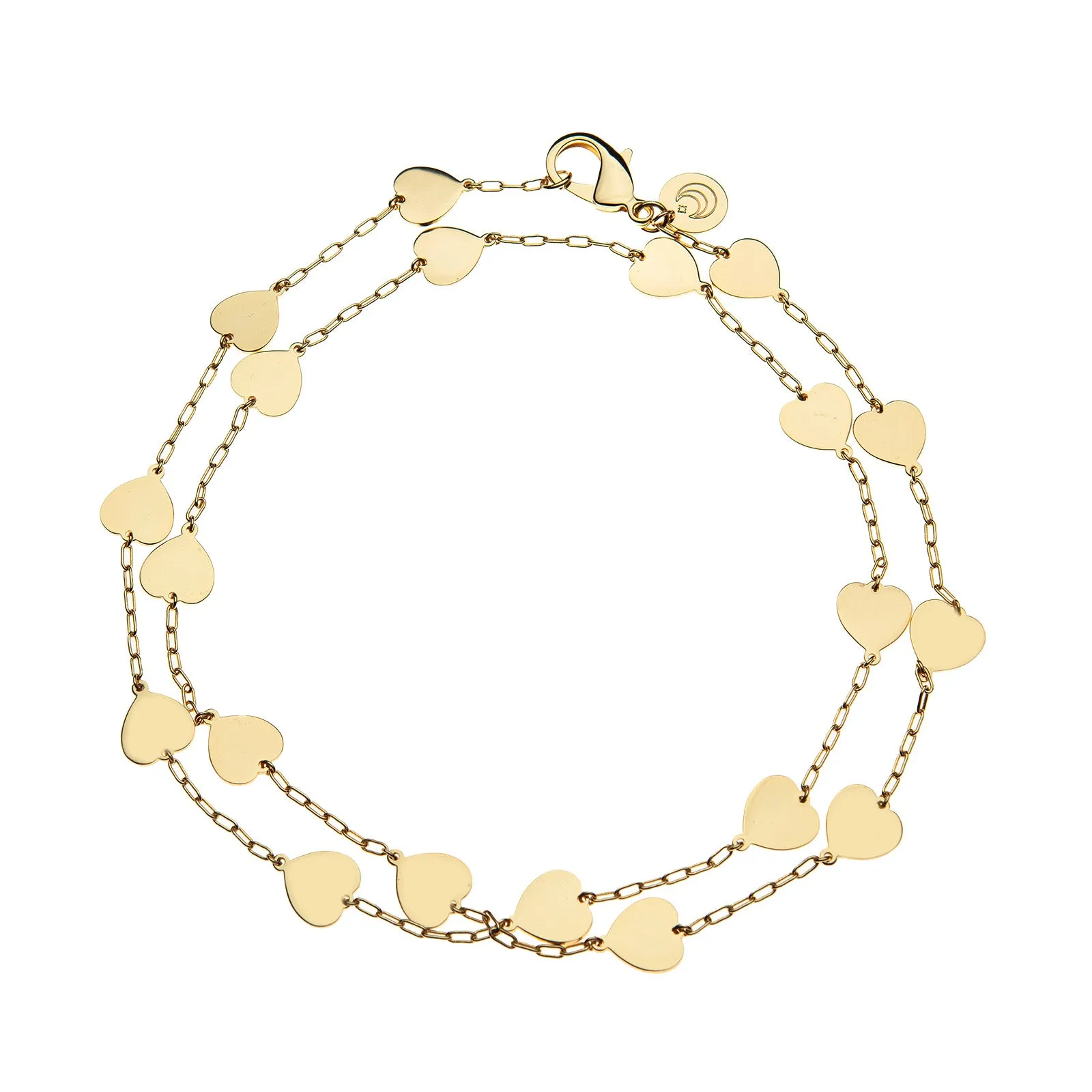 LOVE Pieces of My Heart Double Wrap Chain Necklace sold by Jane Win