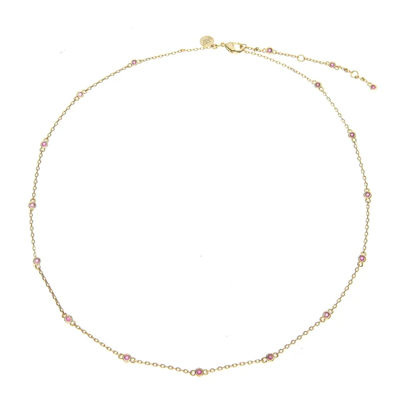Written in the Stars Chain in Pink Tourmaline sold by Jane Win