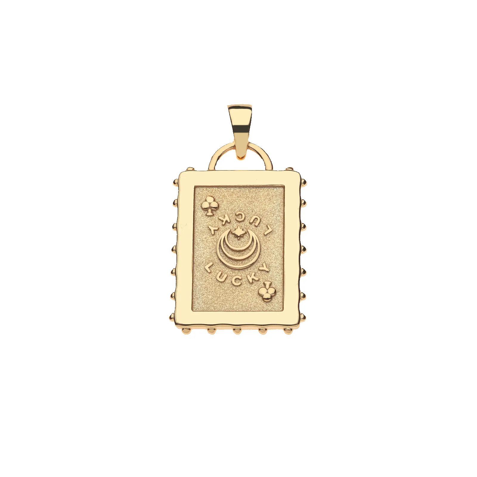 LUCKY Queen of Clubs Card Pendant sold by Jane Win product image thumbnail 2