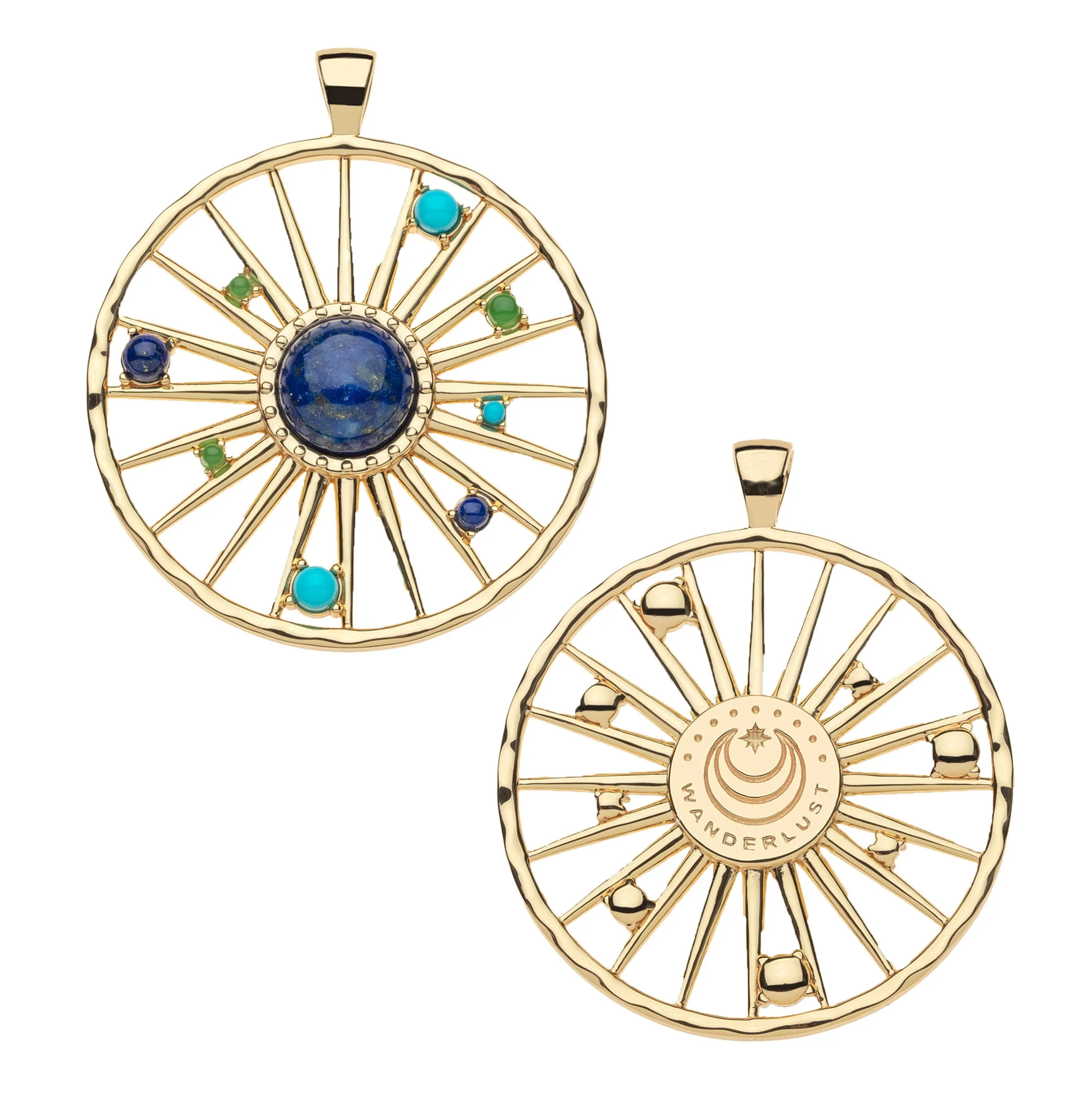 WANDERLUST Jumbo Sun Flare Pendant Coin sold by Jane Win product image thumbnail 2