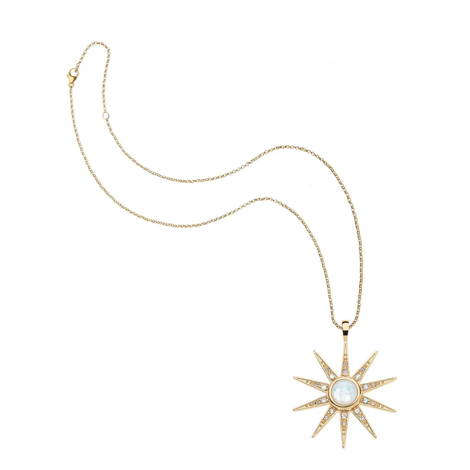 LUCKY Sparkling Supernova Pendant in Mother Of Pearl sold by Jane Win product image thumbnail 4