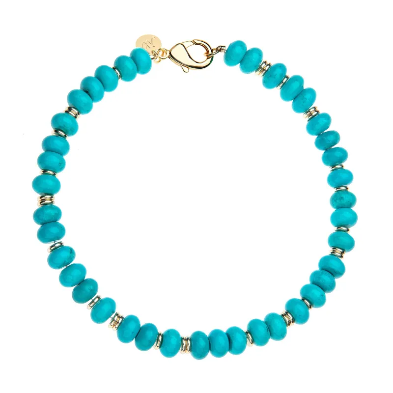 STRONG Stone Collector Turquoise Beaded Necklace sold by Jane Win