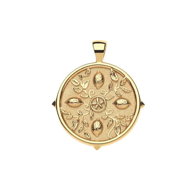 Jane Win x Giadzy GRATITUDE Citrus Tile JW Original Pendant Coin made by Jane Win