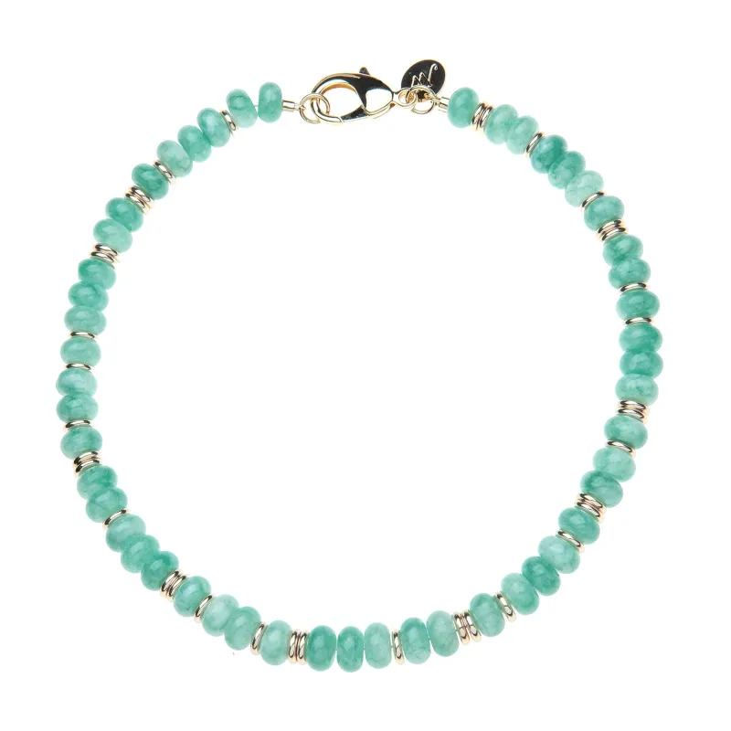 STRONG Stone Collector Amazonite Beaded Necklace made by Jane Win
