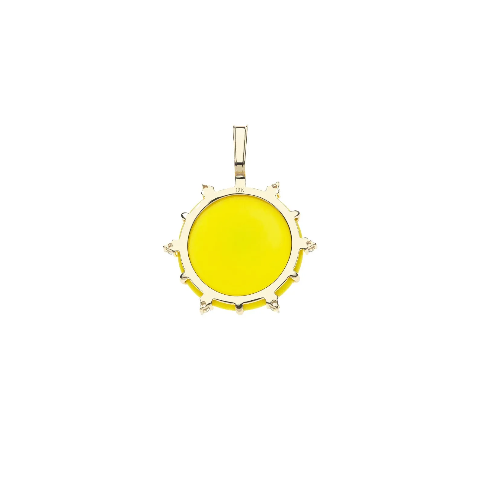 PROTECT Yellow Traveling Eye Pendant in Solid Gold SALE sold by Jane Win product image thumbnail 3
