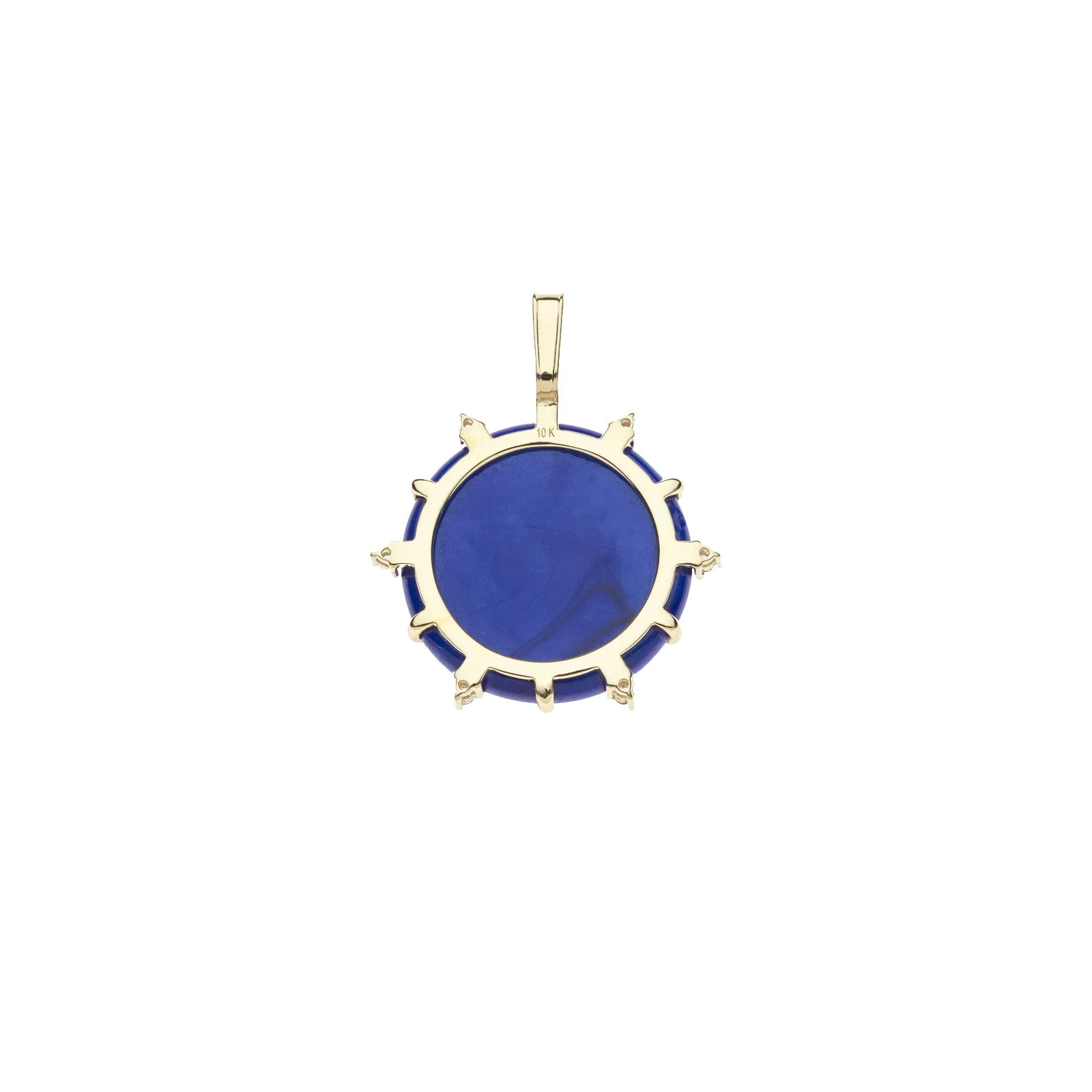 PROTECT Blue Traveling Eye Pendant in Solid Gold sold by Jane Win product image thumbnail 3