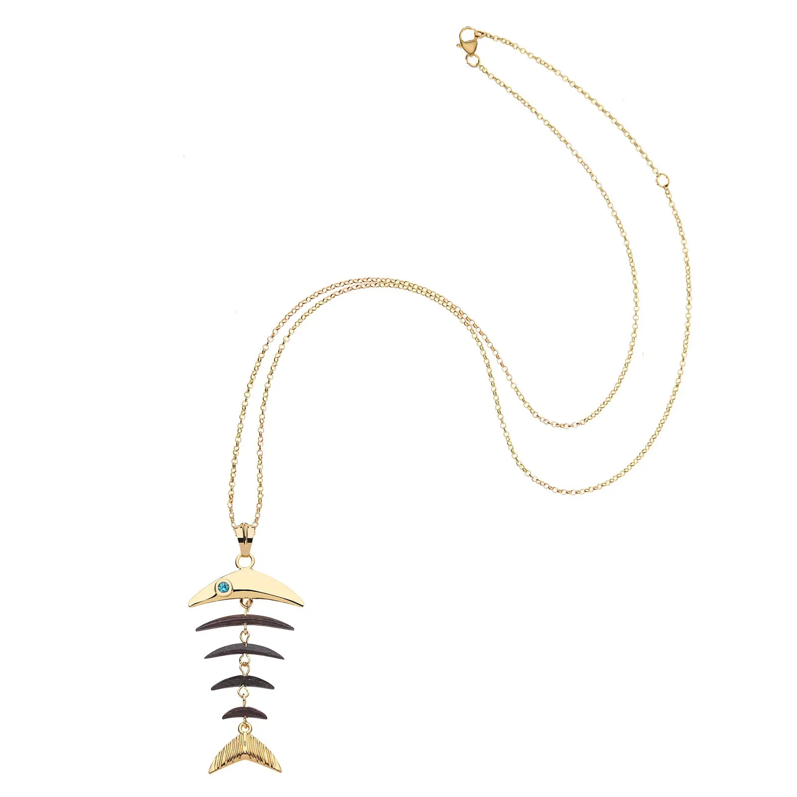 STRONG Wood Fishbone Pendant sold by Jane Win product image thumbnail 3