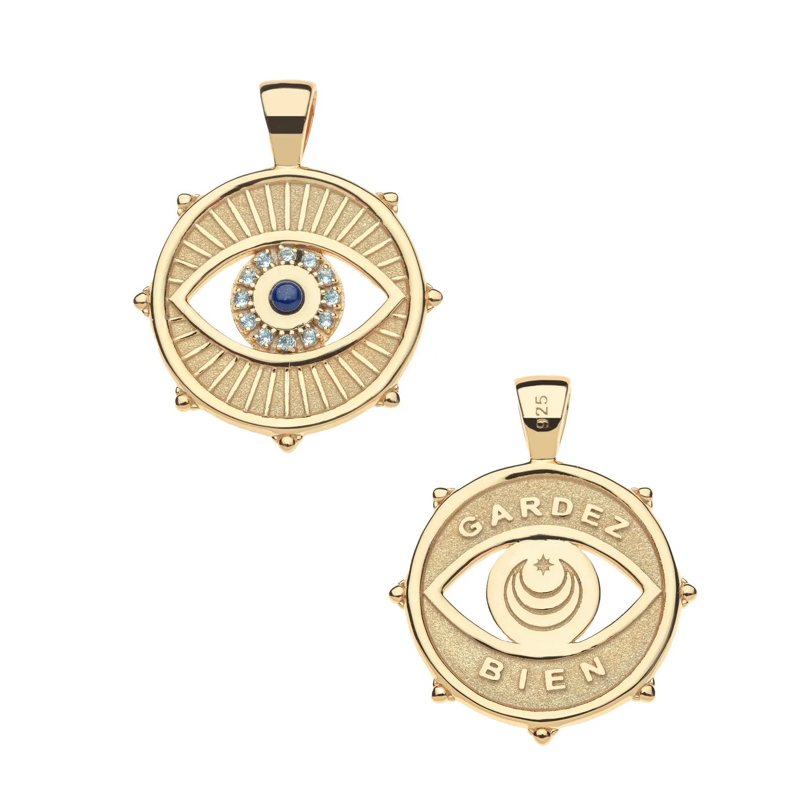 PROTECT With an Open Eye Coin Pendant sold by Jane Win product image thumbnail 2