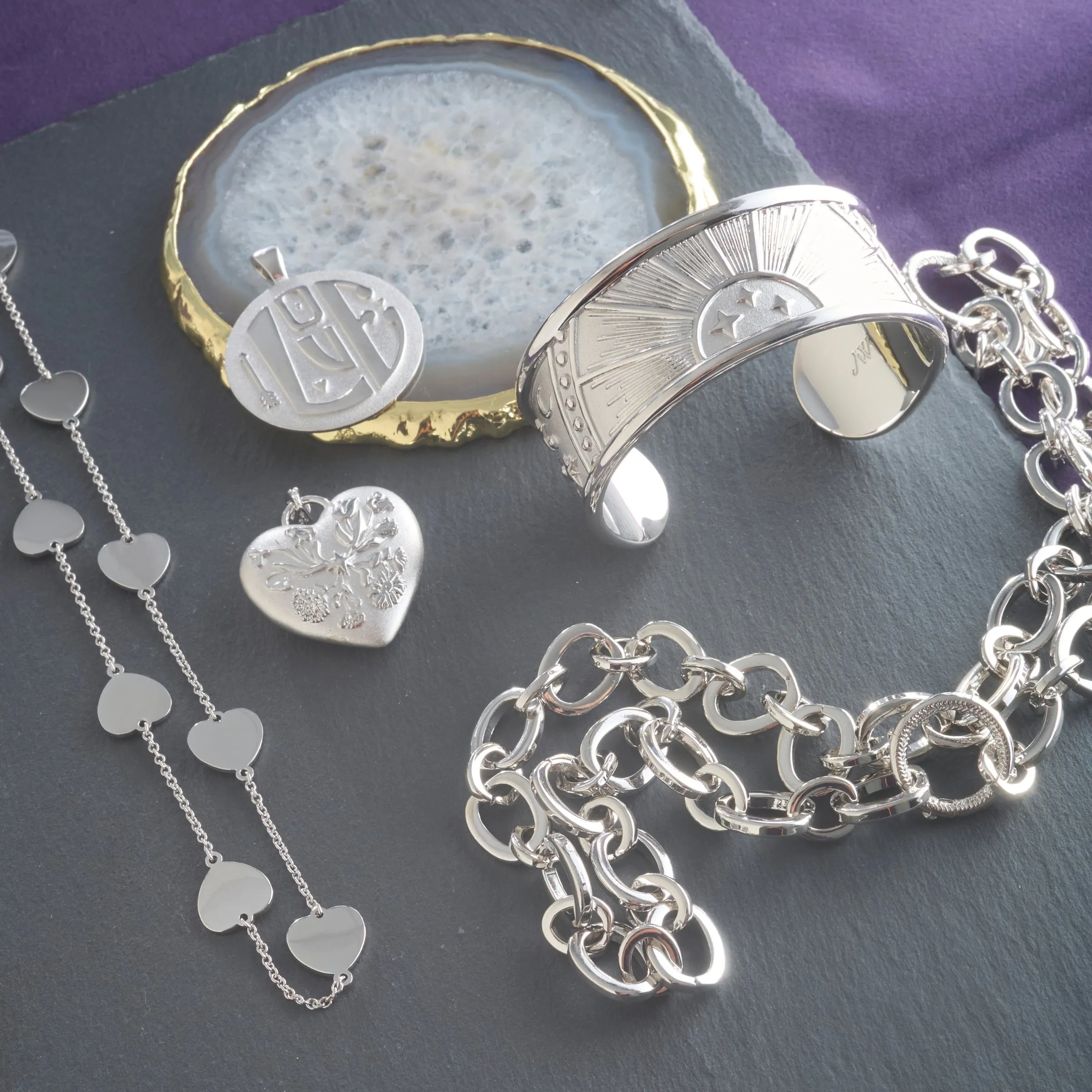 Lariat Multi-Style Chunky Link Chain in Silver SALE sold by Jane Win product image thumbnail 3