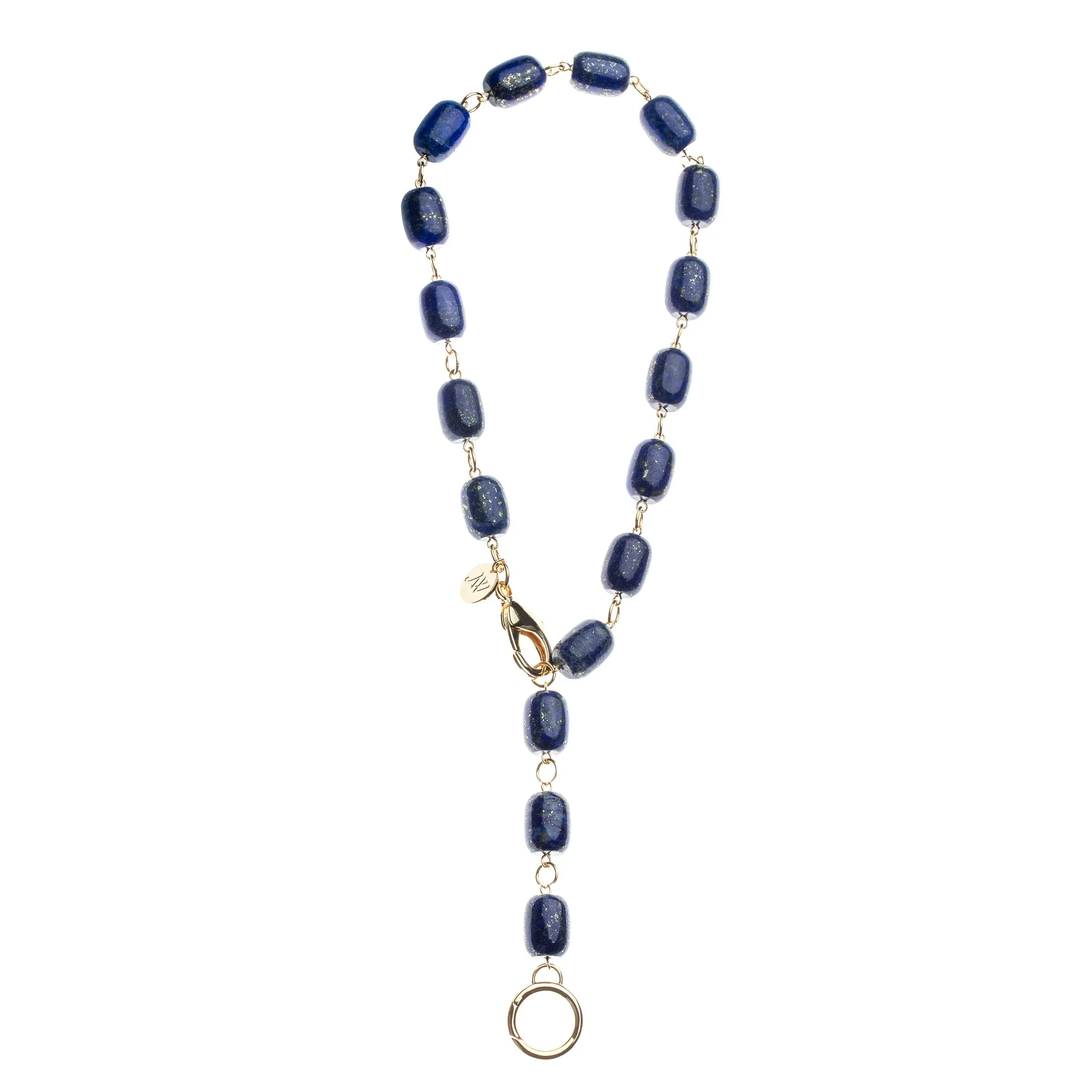 Chunky Lapis Lariat Necklace sold by Jane Win