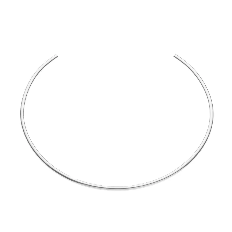 Silver Neck Cuff made by Jane Win