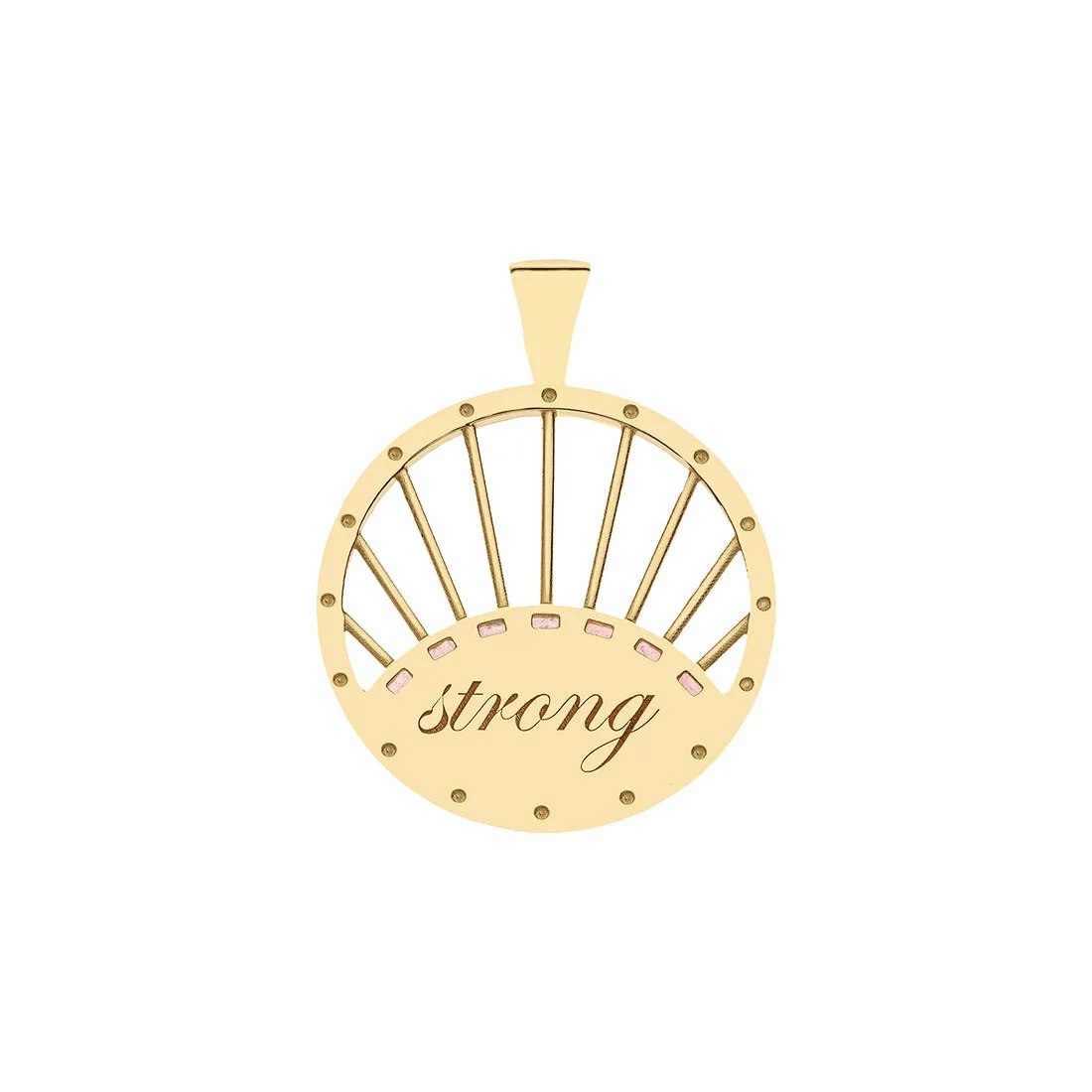 STRONG 14k Rising Sun Cutout Pendant sold by Jane Win product image thumbnail 2
