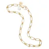 Wheels of Fortune Chain with Mother of Pearl Bead sold by Jane Win