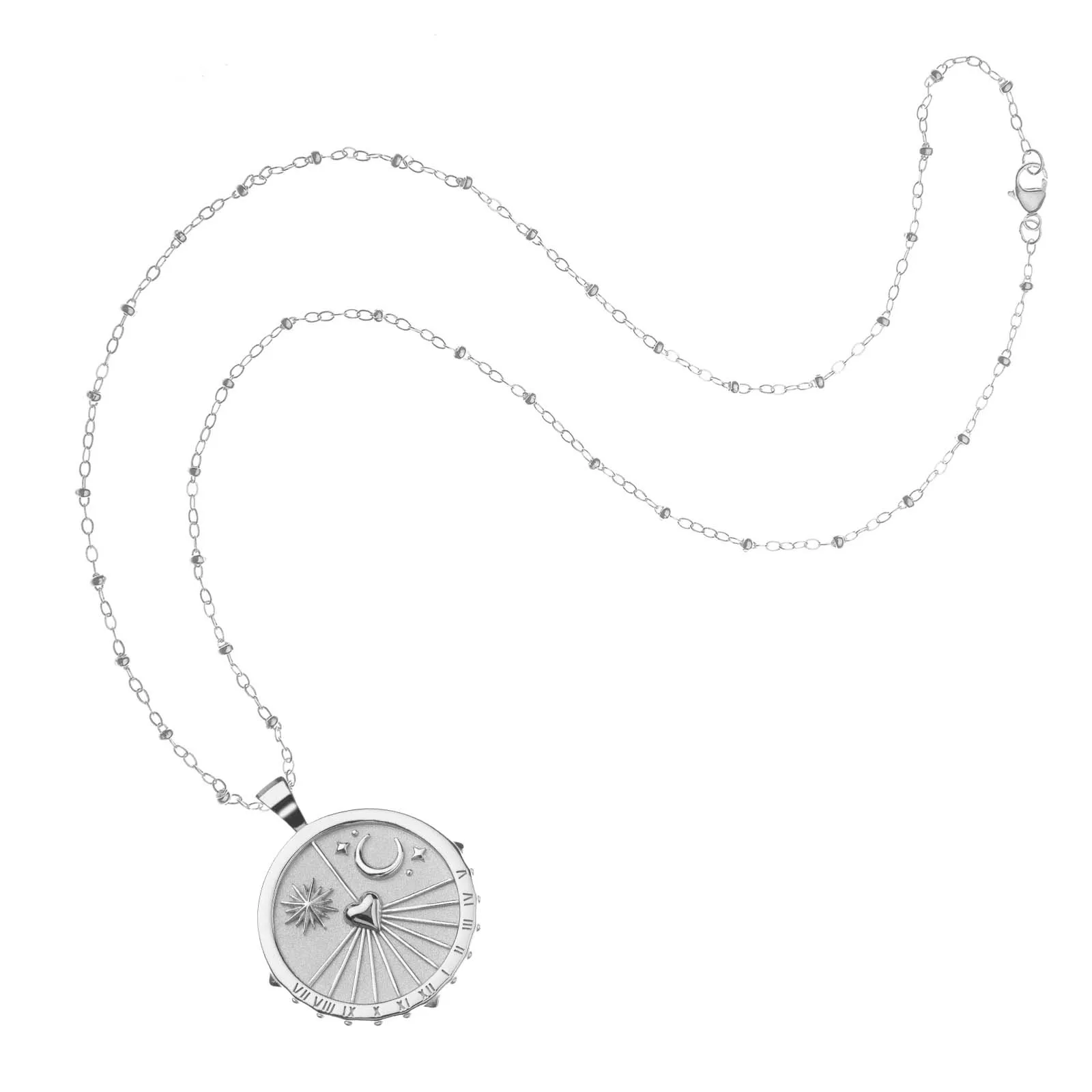 FOREVER Sundial Pendant Coin in Silver sold by Jane Win product image thumbnail 4
