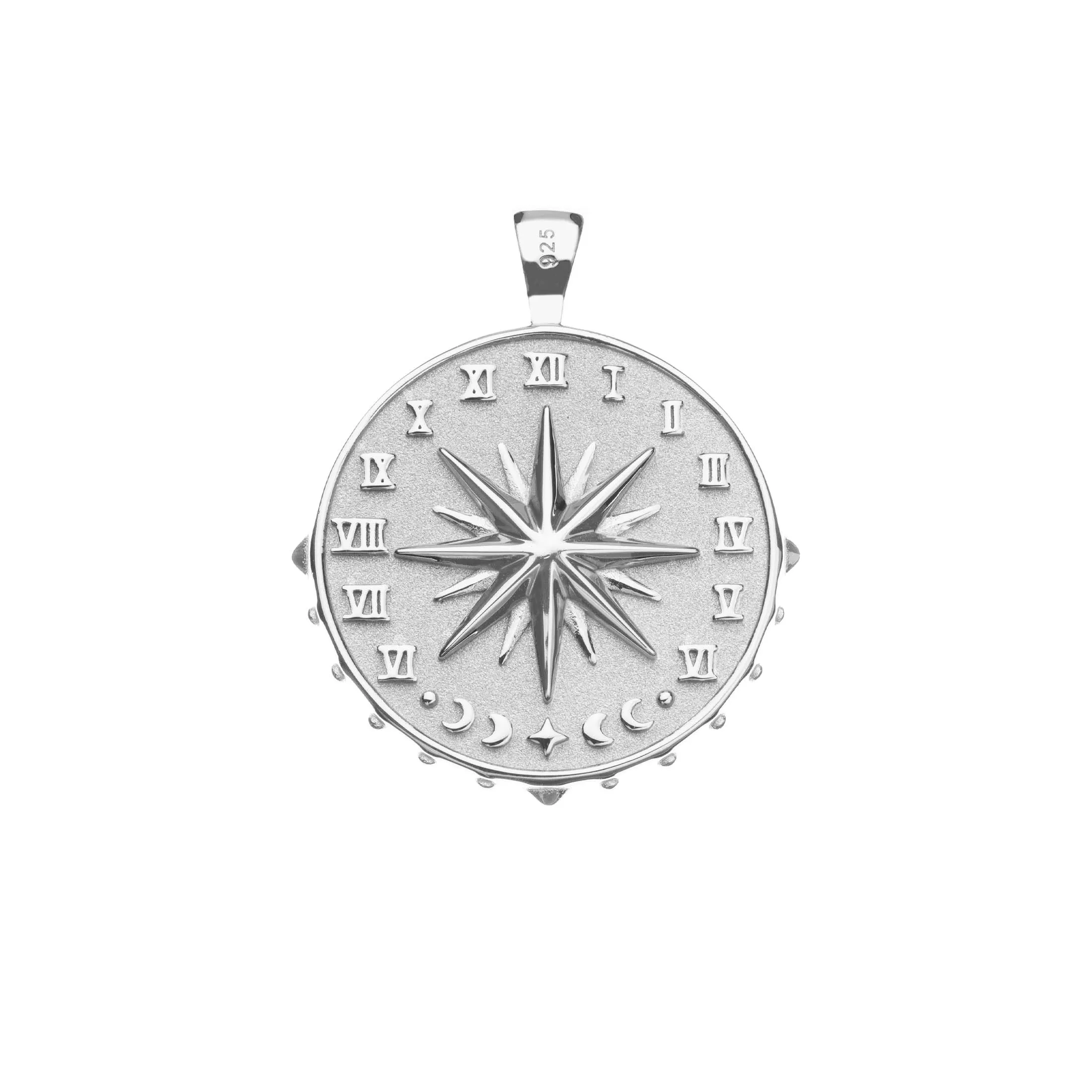 FOREVER Sundial Pendant Coin in Silver sold by Jane Win product image thumbnail 2