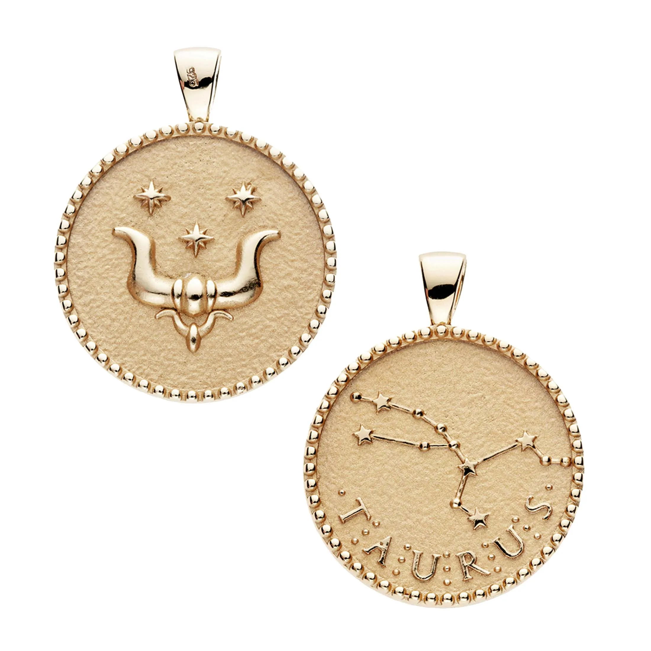 TAURUS JW Zodiac Pendant Coin - Apr 20 - May 20 sold by Jane Win product image thumbnail 2
