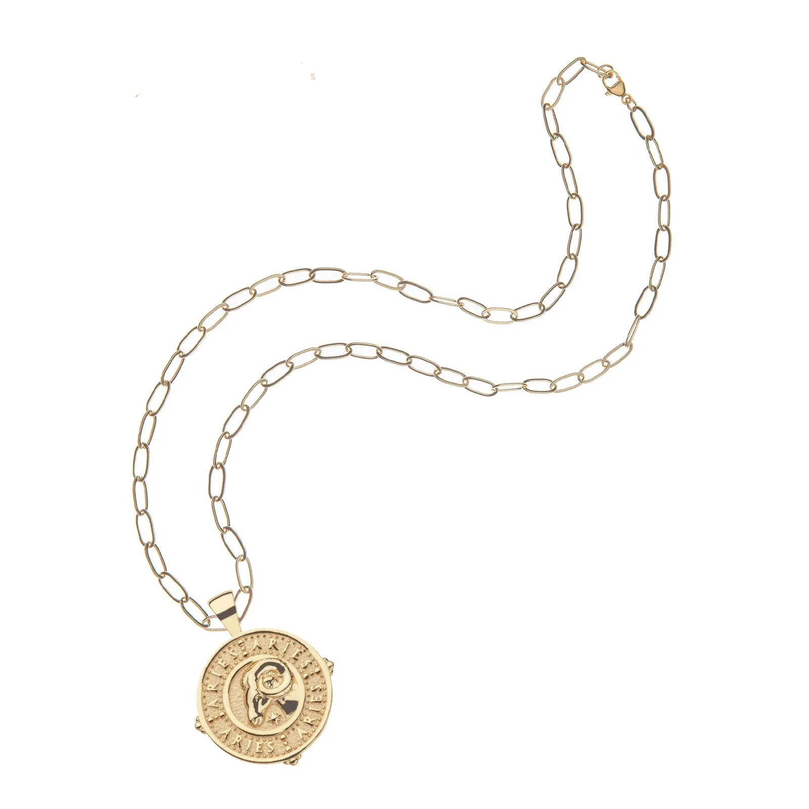 ARIES JW Zodiac Pendant Coin - Mar 21 - Apr 19 sold by Jane Win product image thumbnail 4
