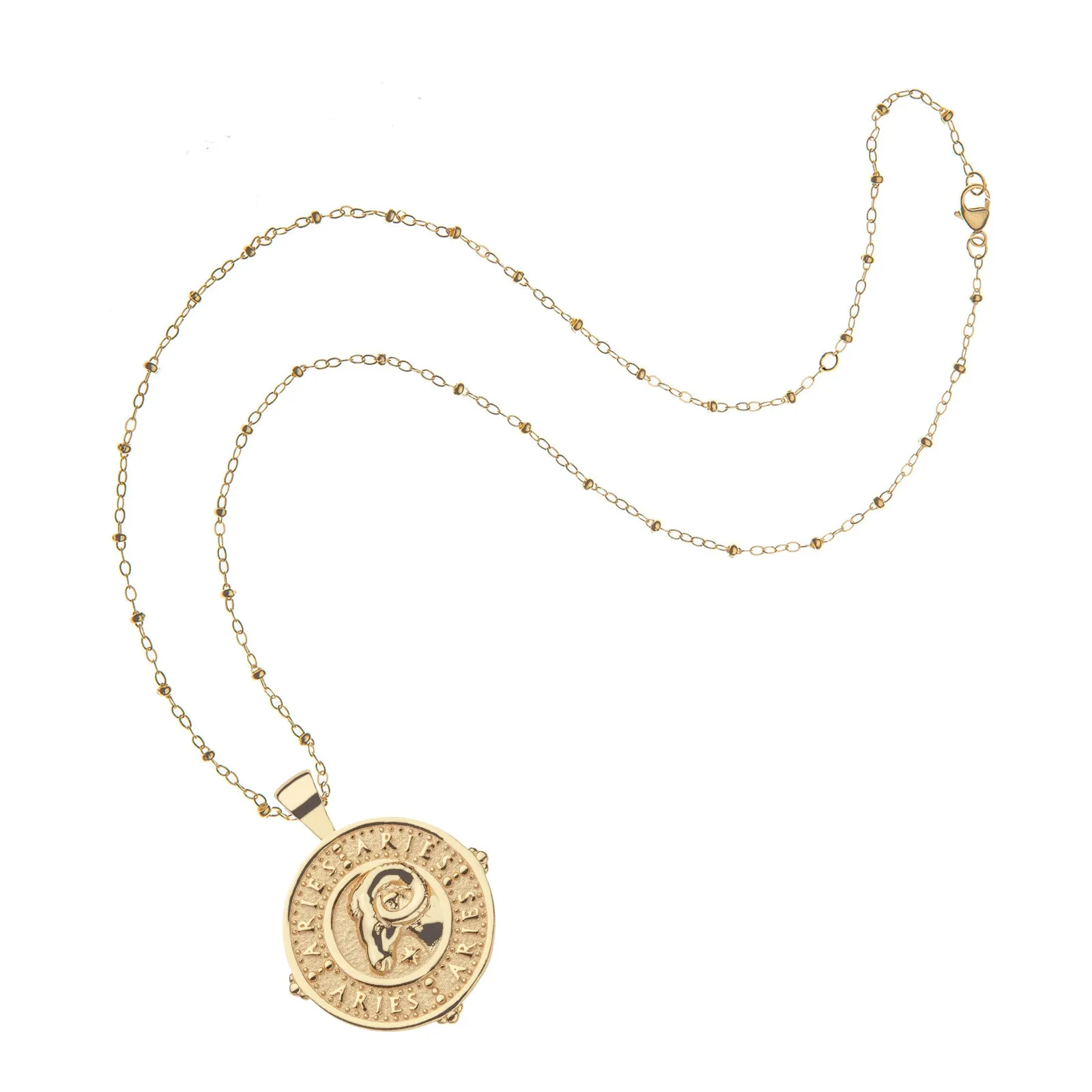 ARIES JW Zodiac Pendant Coin - Mar 21 - Apr 19 sold by Jane Win product image thumbnail 3