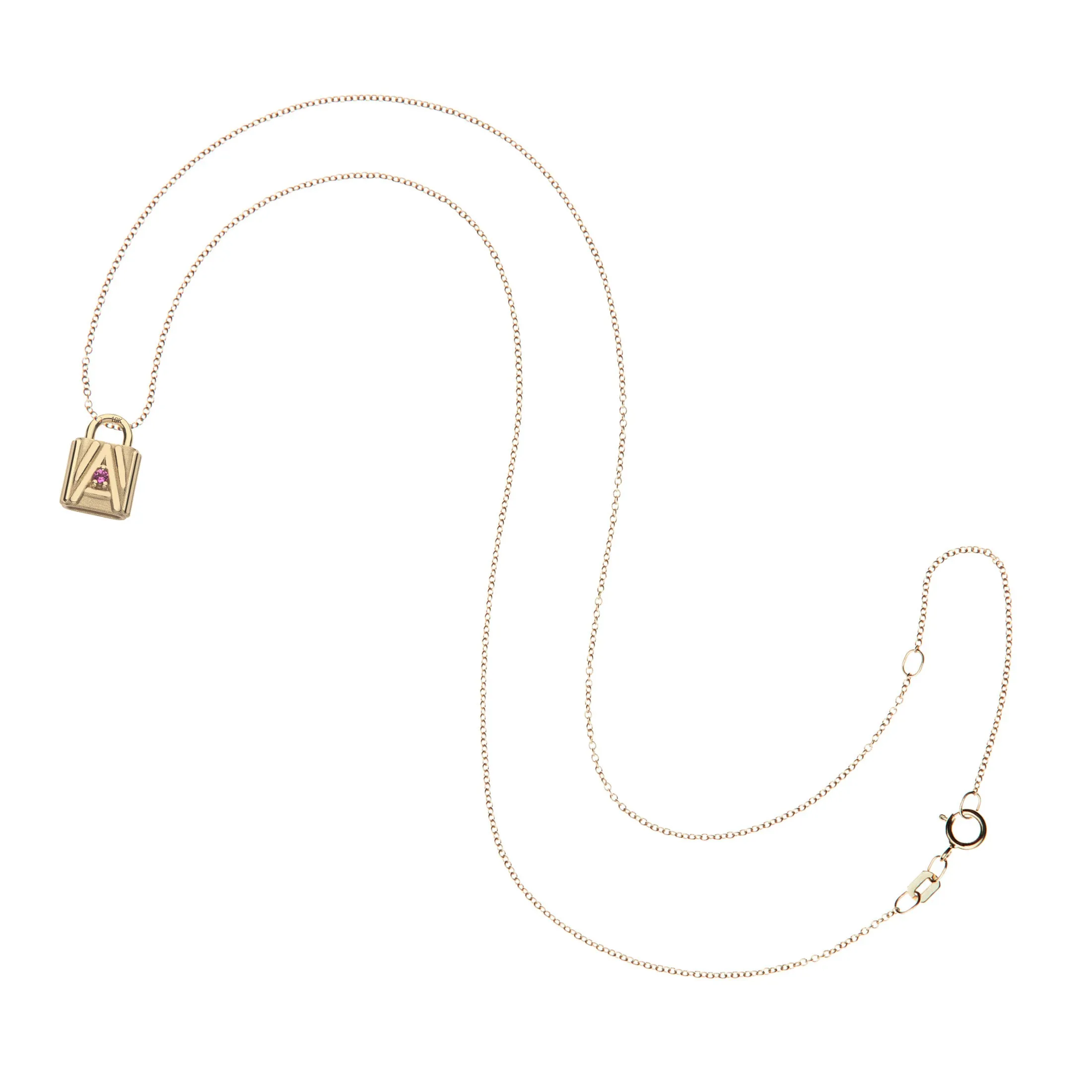 LOVE Locked Letters in 10k sold by Jane Win product image thumbnail 3